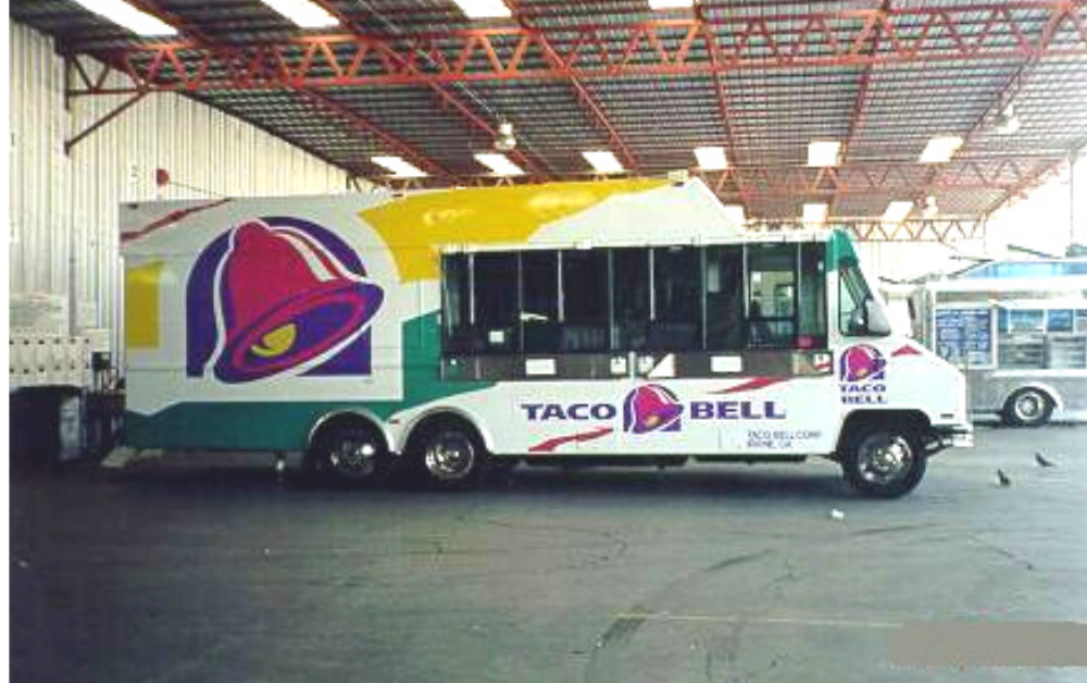 Concept Idea Taco Bell food truck that only serves discontinued items