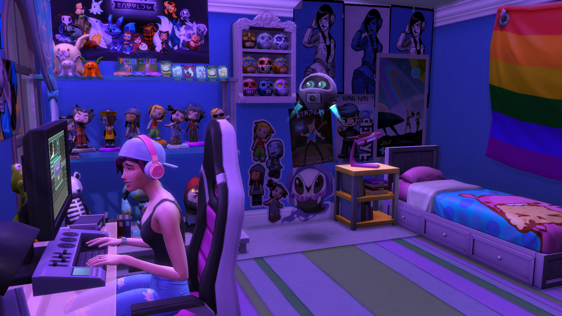 My streamer's bedroom! r/thesims
