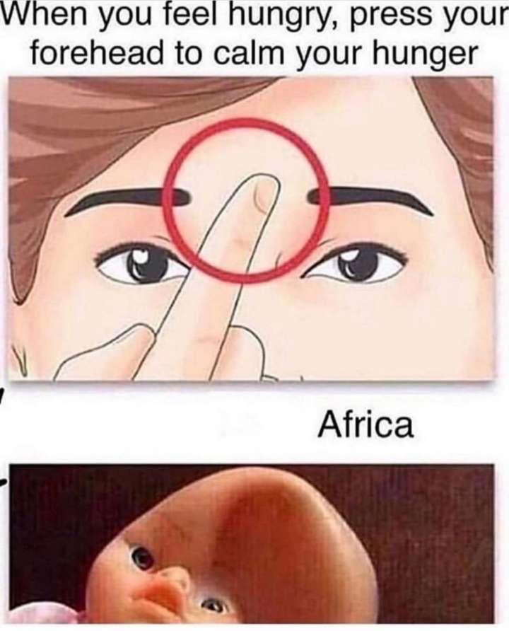 Africa caught lackin meme