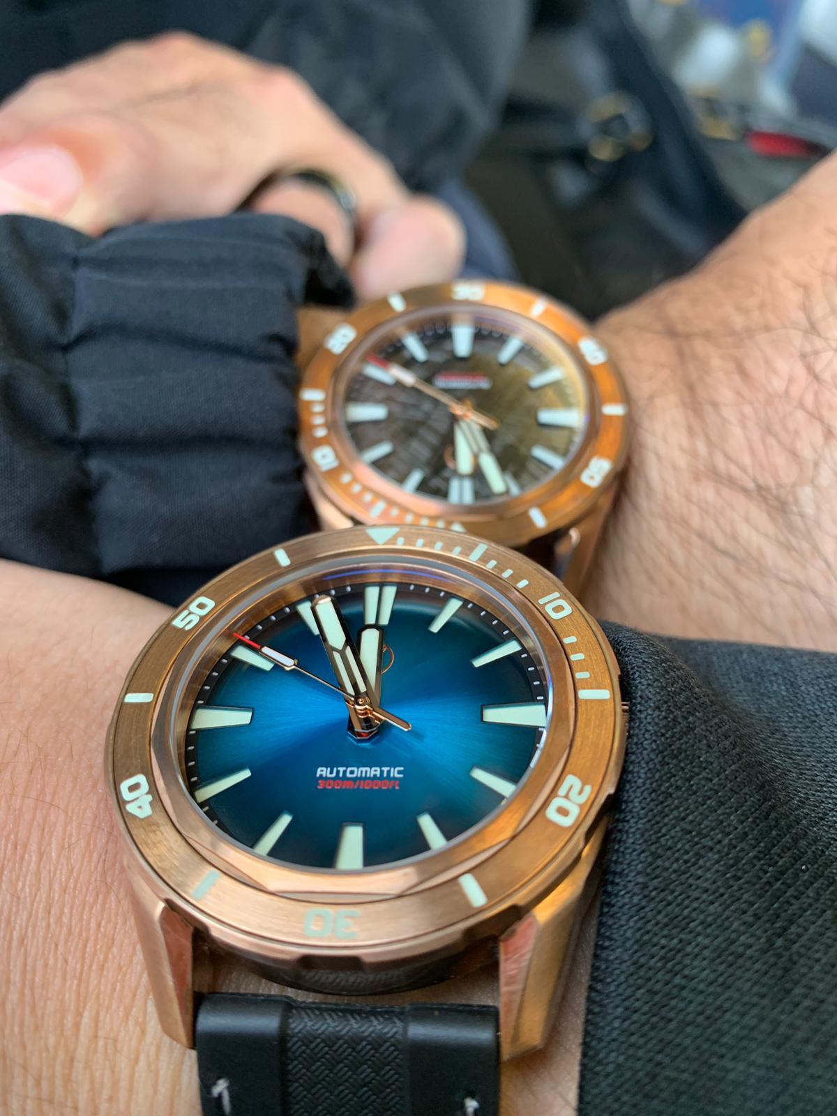 [Zelos Swordfish Bronze] Just got my first bronze watch! Scored one for