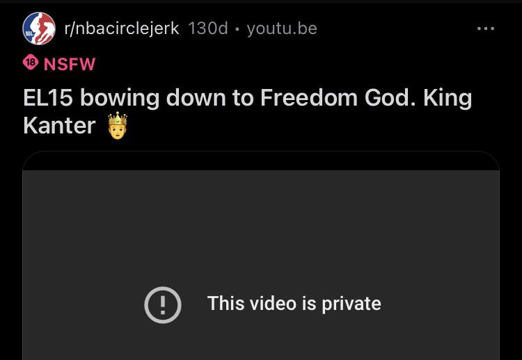 “They” are trying to censor us r/nbacirclejerk