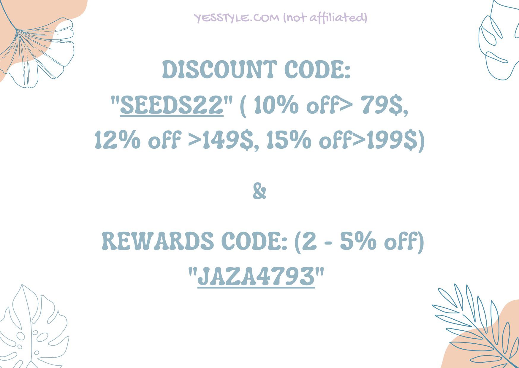 adjust my sails to always reach some shores > Discount code “SEEDS22