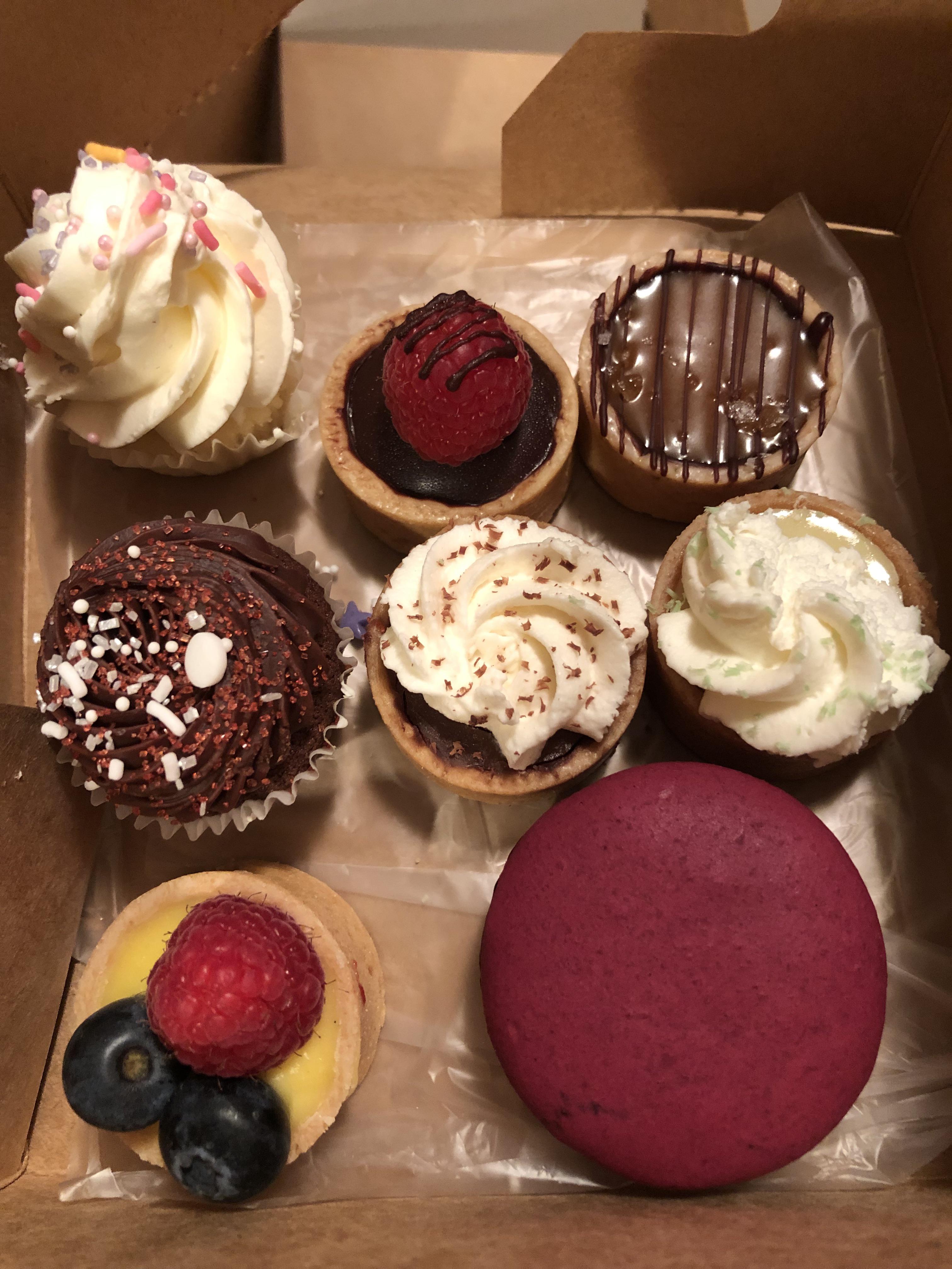 Very thankful I tried a new local bakery here! All these goodies with