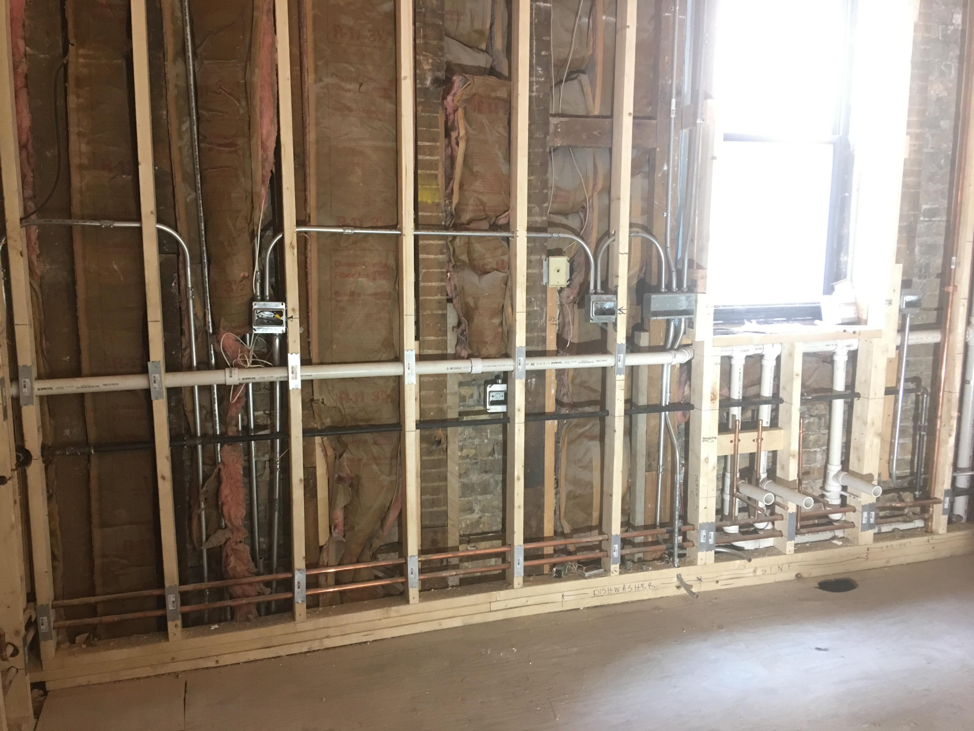 Kitchen RoughIn r/Plumbing