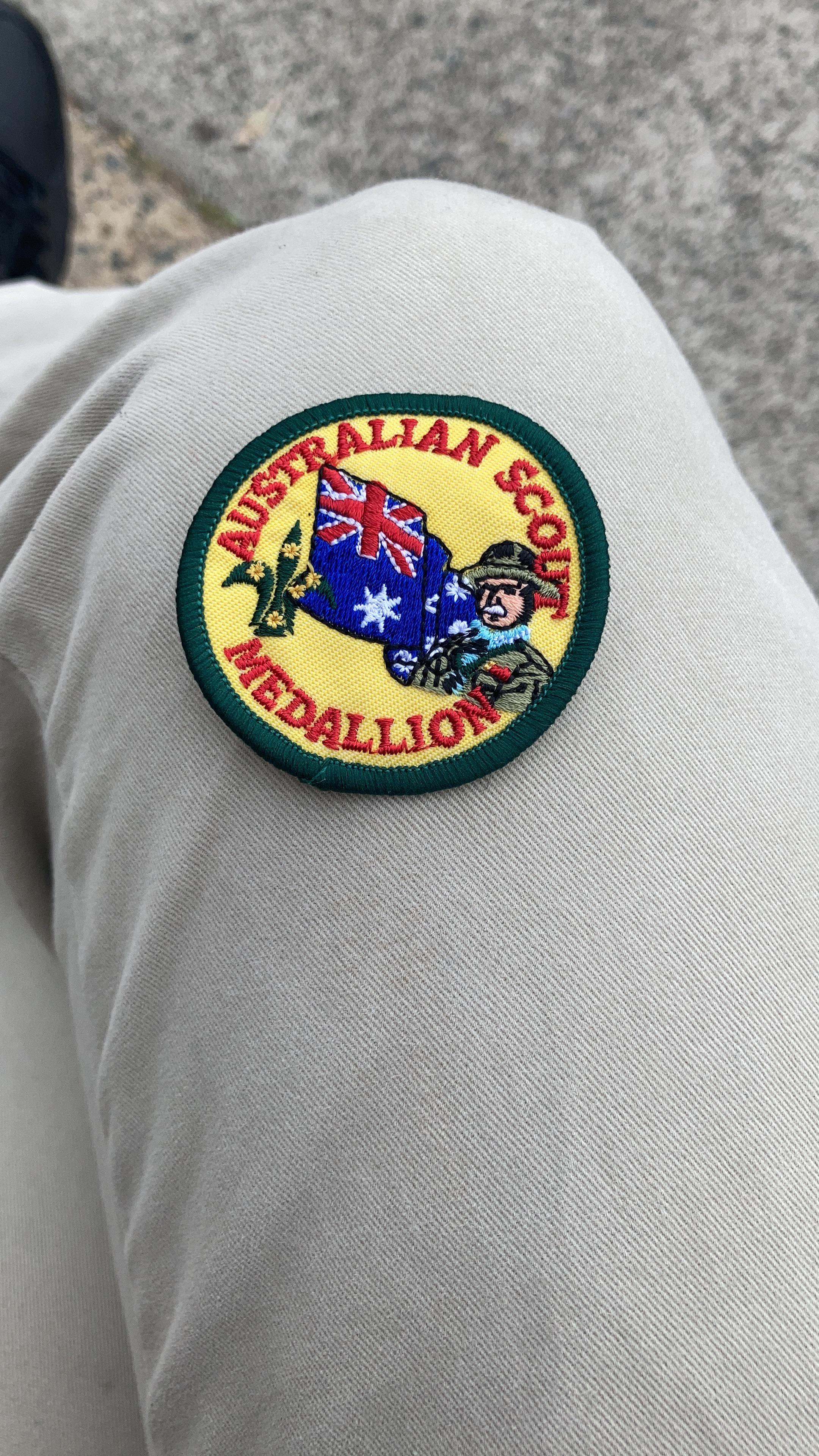 I finally received the Australian Scout Medallion, the highest award in