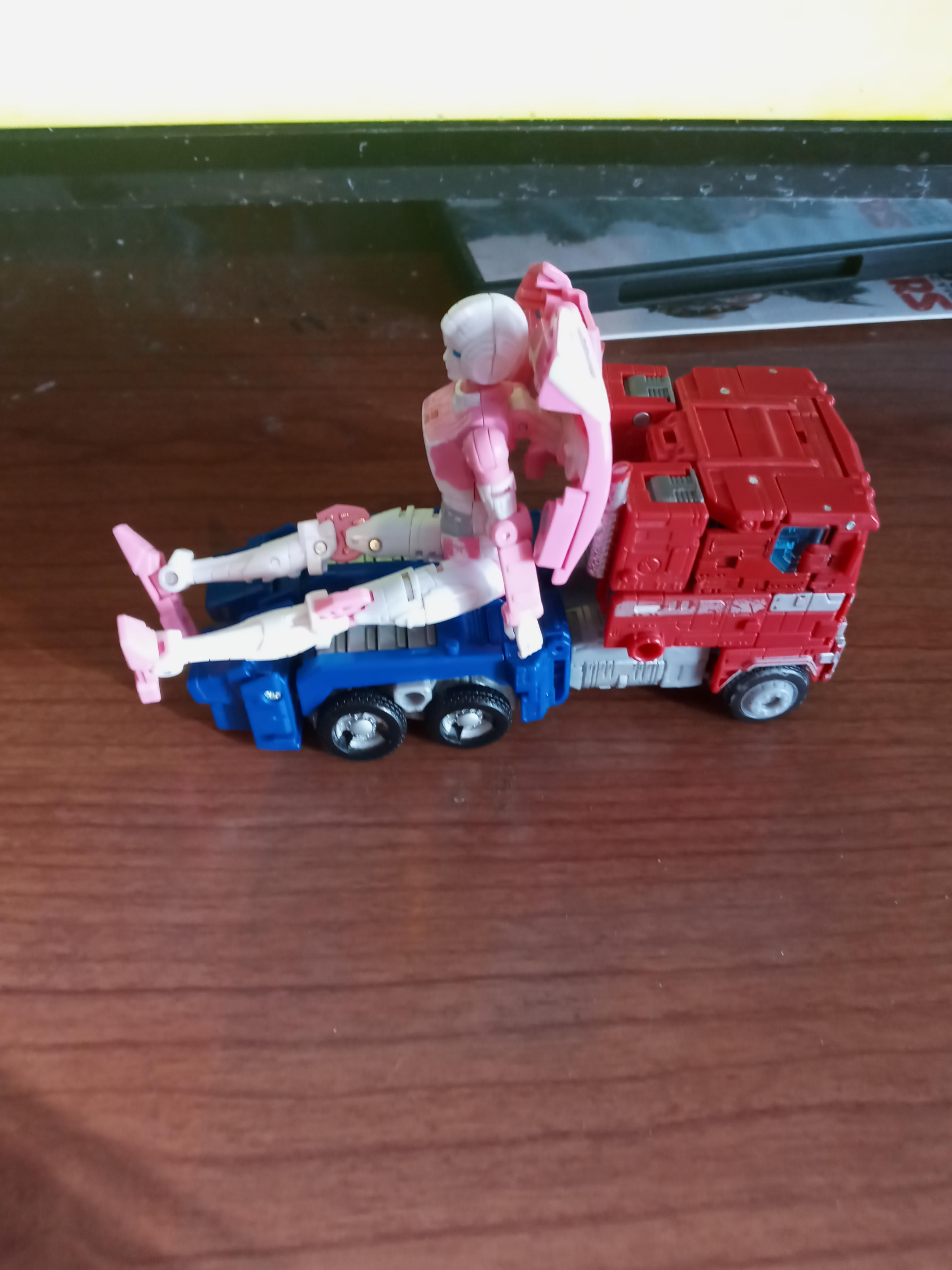 I wanted to add bumblebee but Optimus is not big enough to have both of