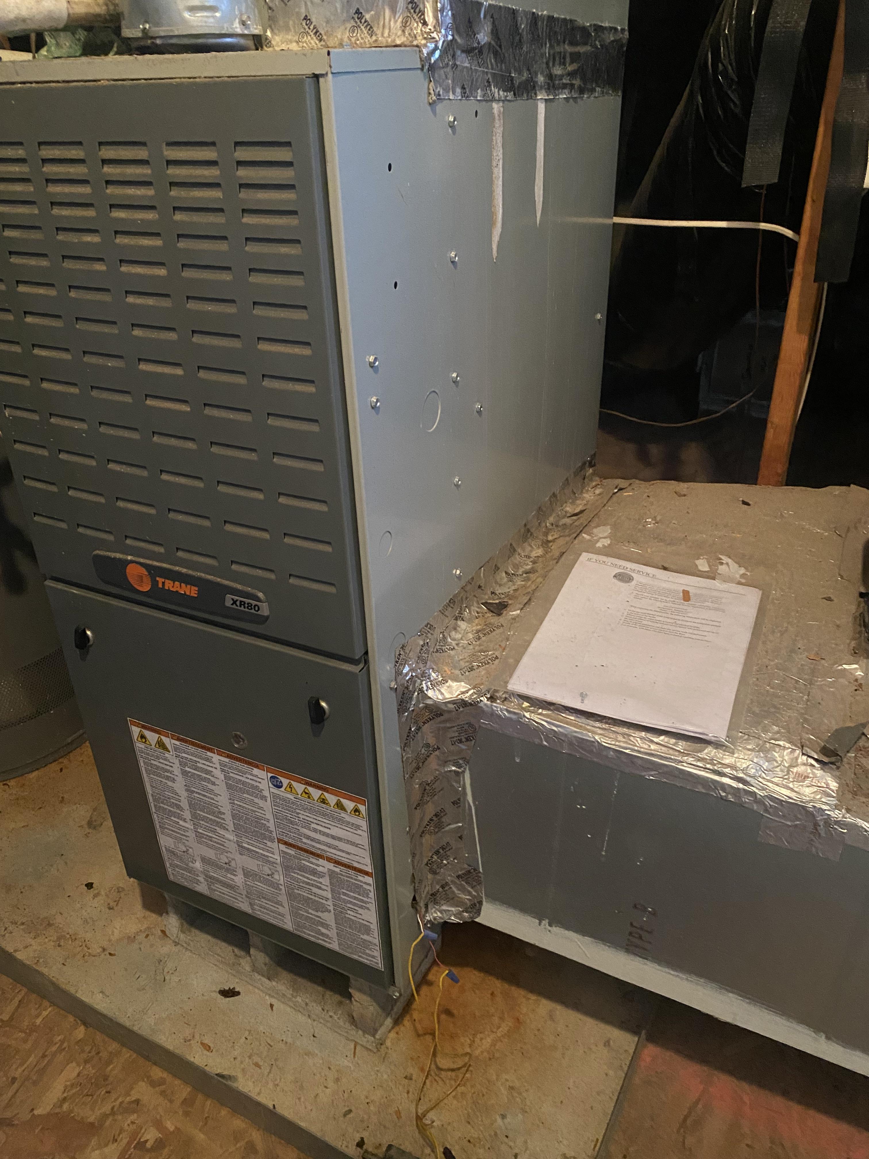 TRANE XR80 Furnace Filter Location? : r/HomeMaintenance