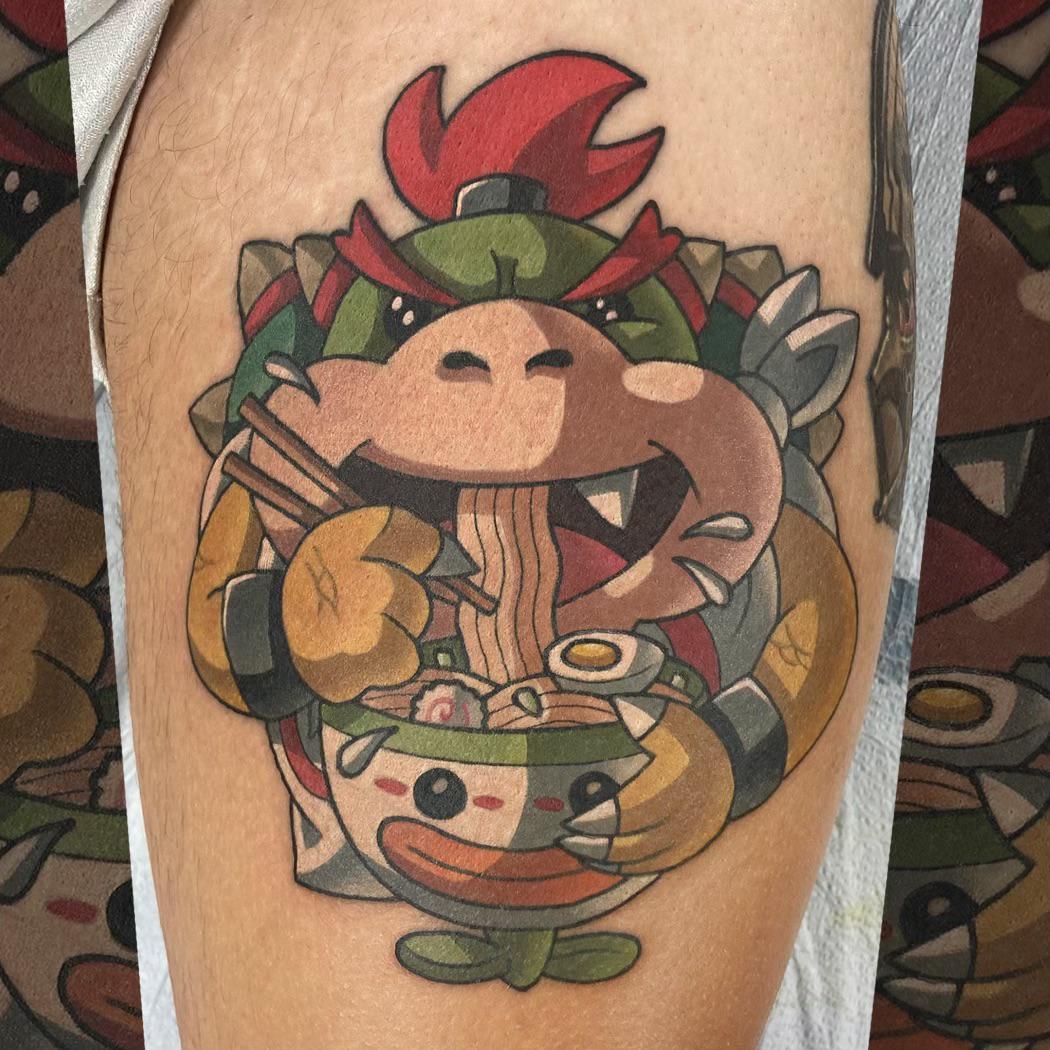 My Bowser Jr. tattoo r/Mario