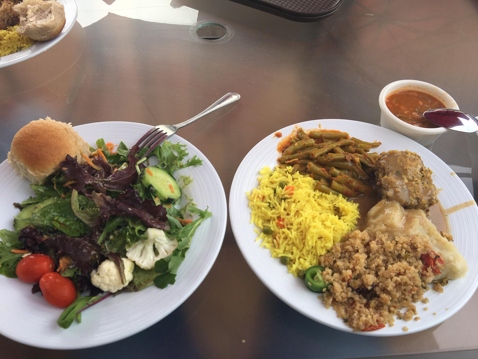 Vegan Indian food buffet was today's yumy Thanksgiving meal r/vegan