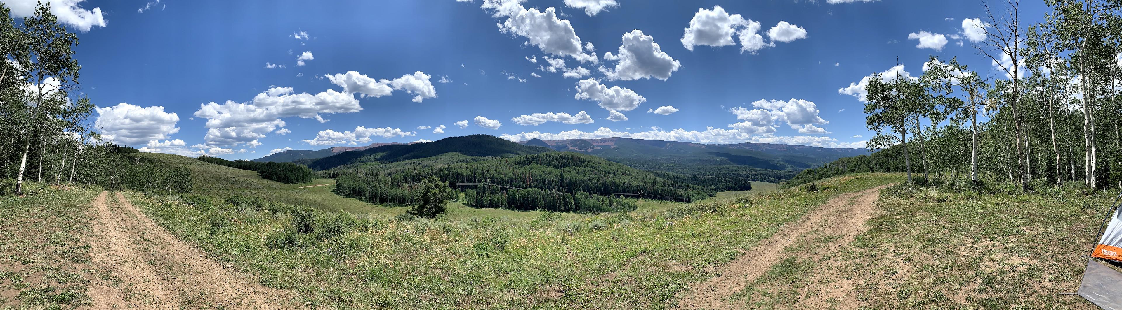 White River National Forest dispersed camping near Eagle/Gypsum, CO r