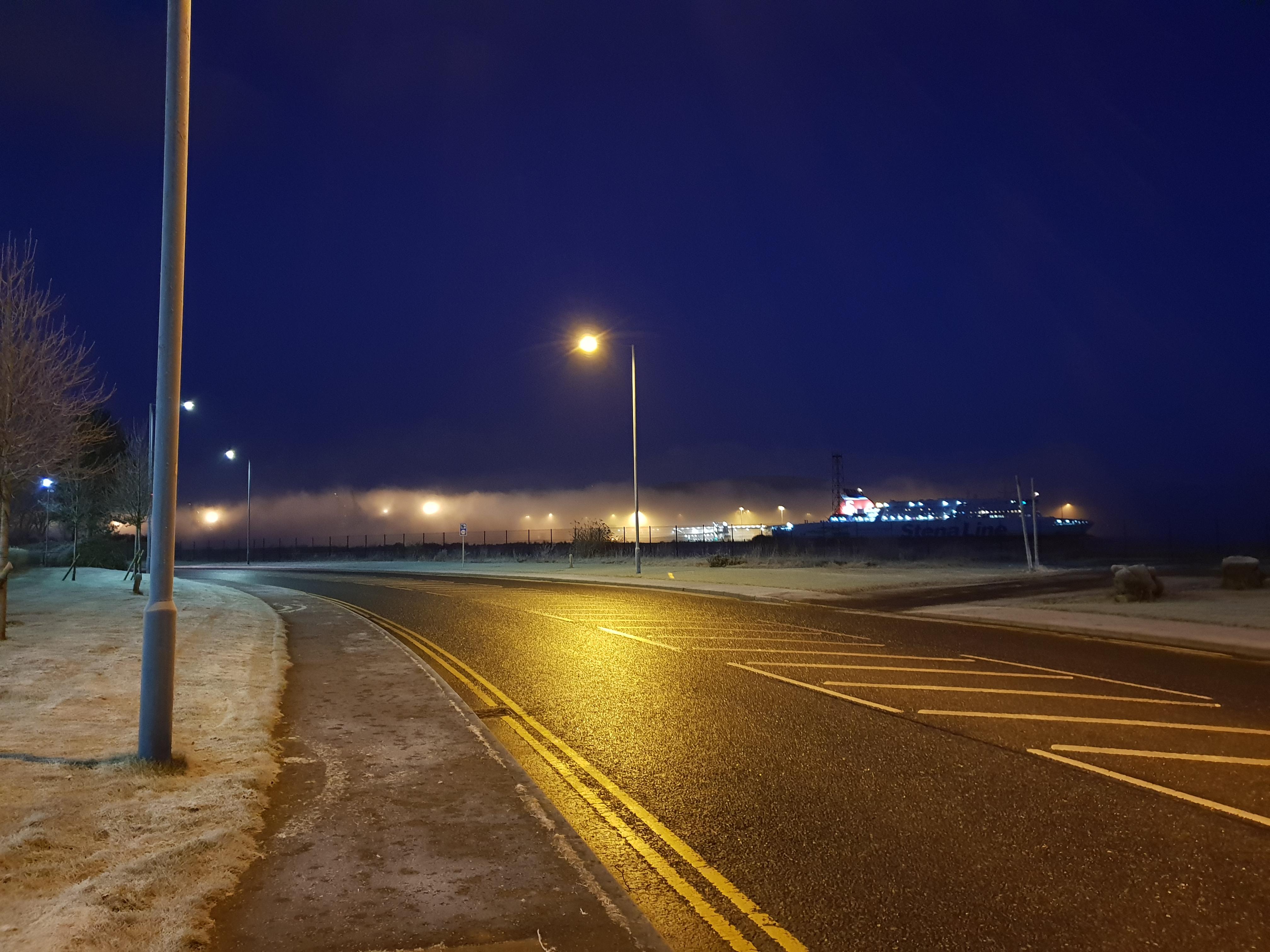 Airport Road West this morning r/northernireland