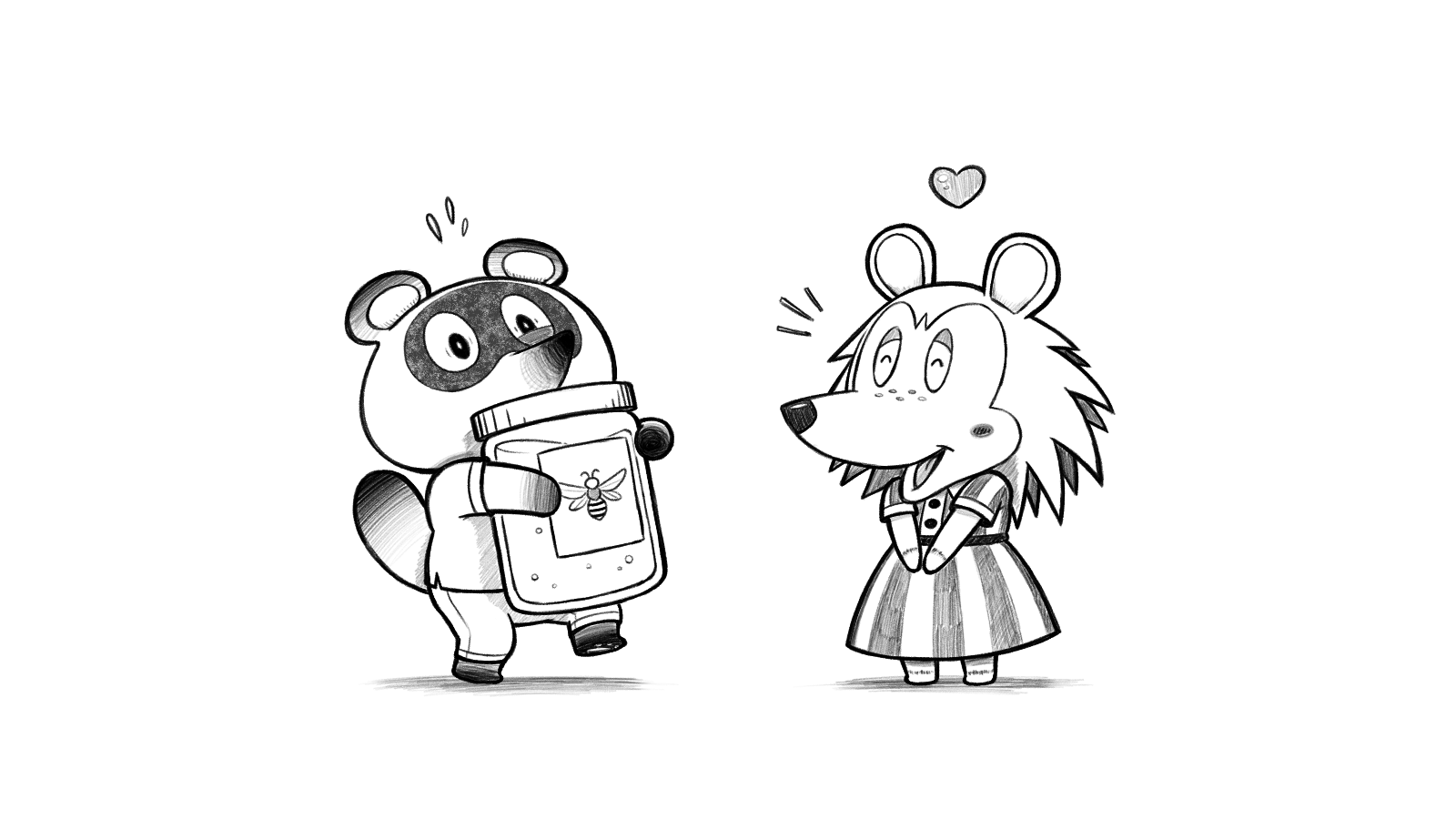 A little birdie told Sable that Tom Nook always enjoys a spoonful of honey before bedtime, so
