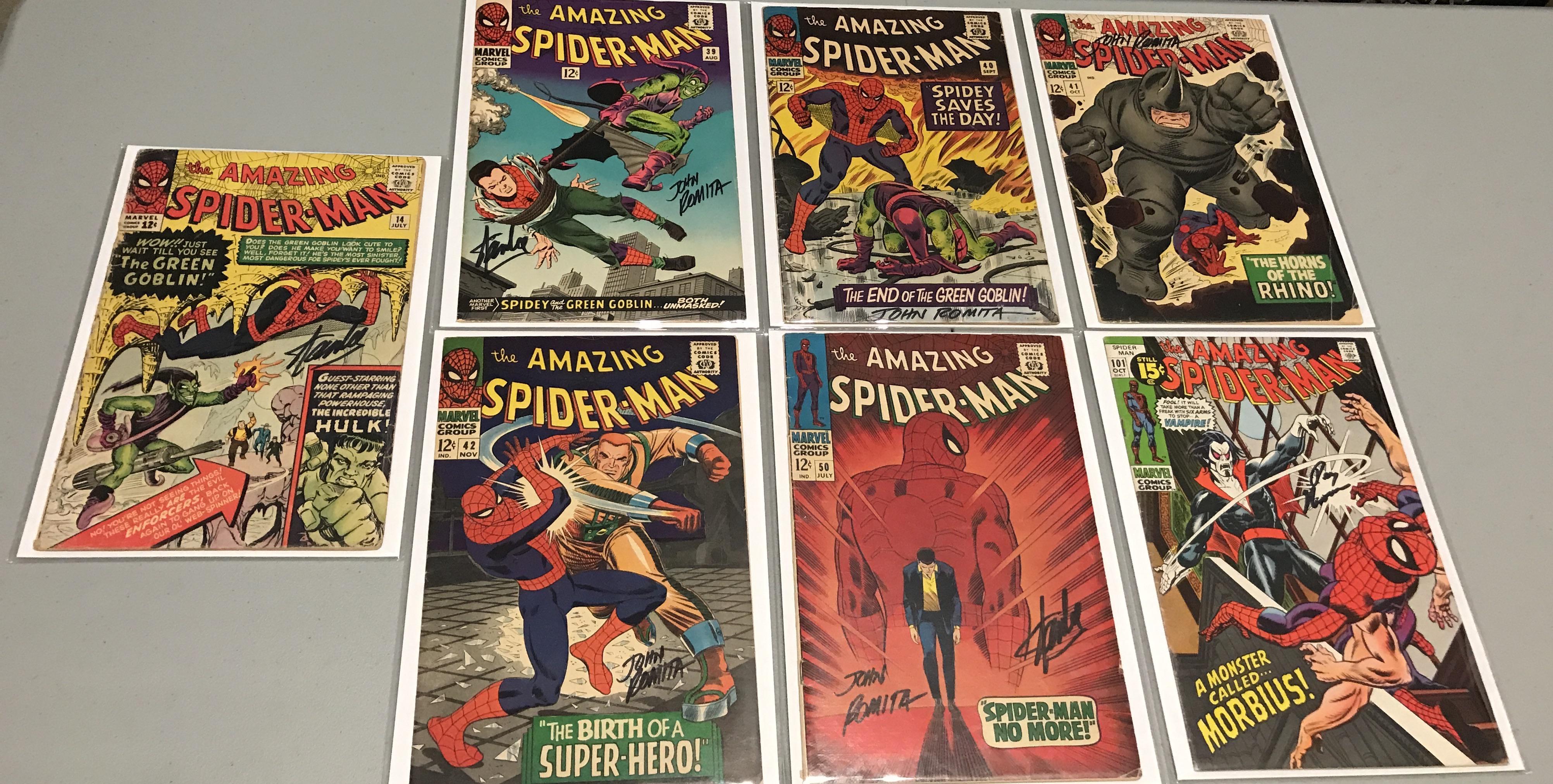 Signed Amazing SpiderMan books. Enjoy!