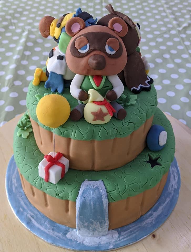Animal Crossing cake my friend dean made r/FondantHate