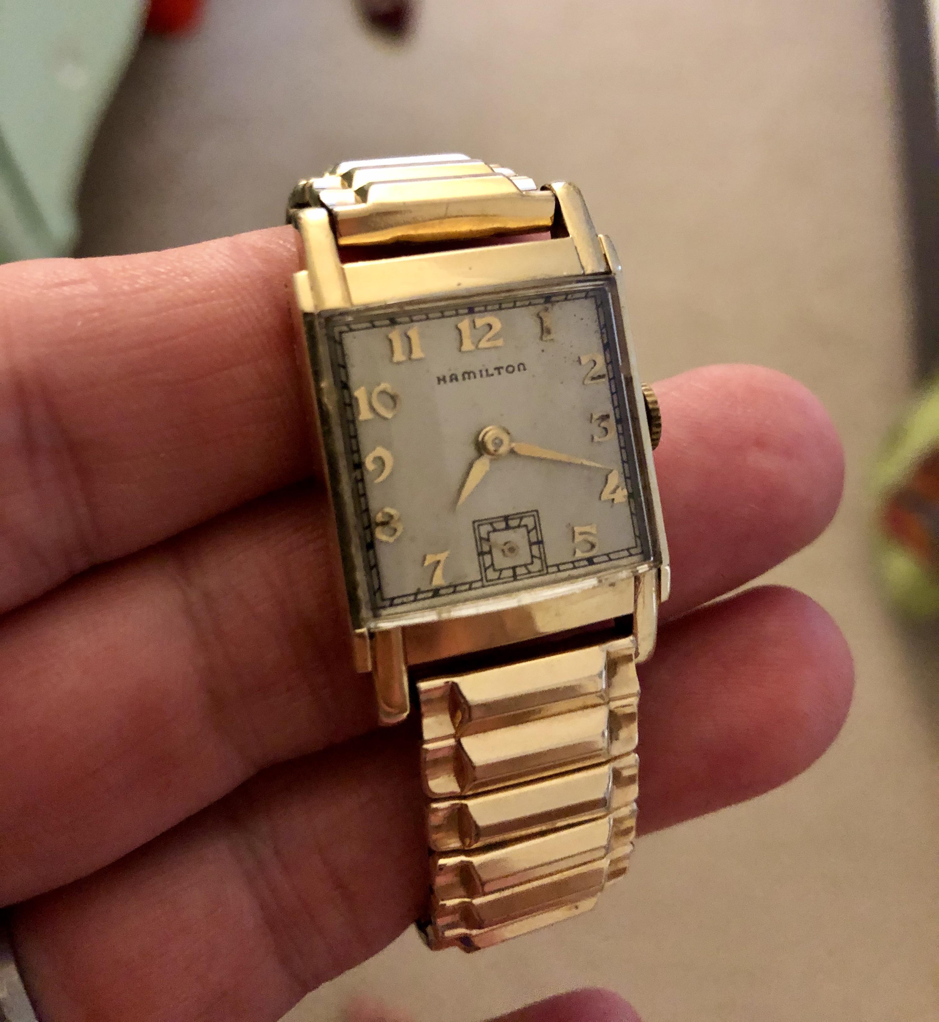 [WTS] 1941 Hamilton Barry Vintage Mens Watch 14K Gold Filled