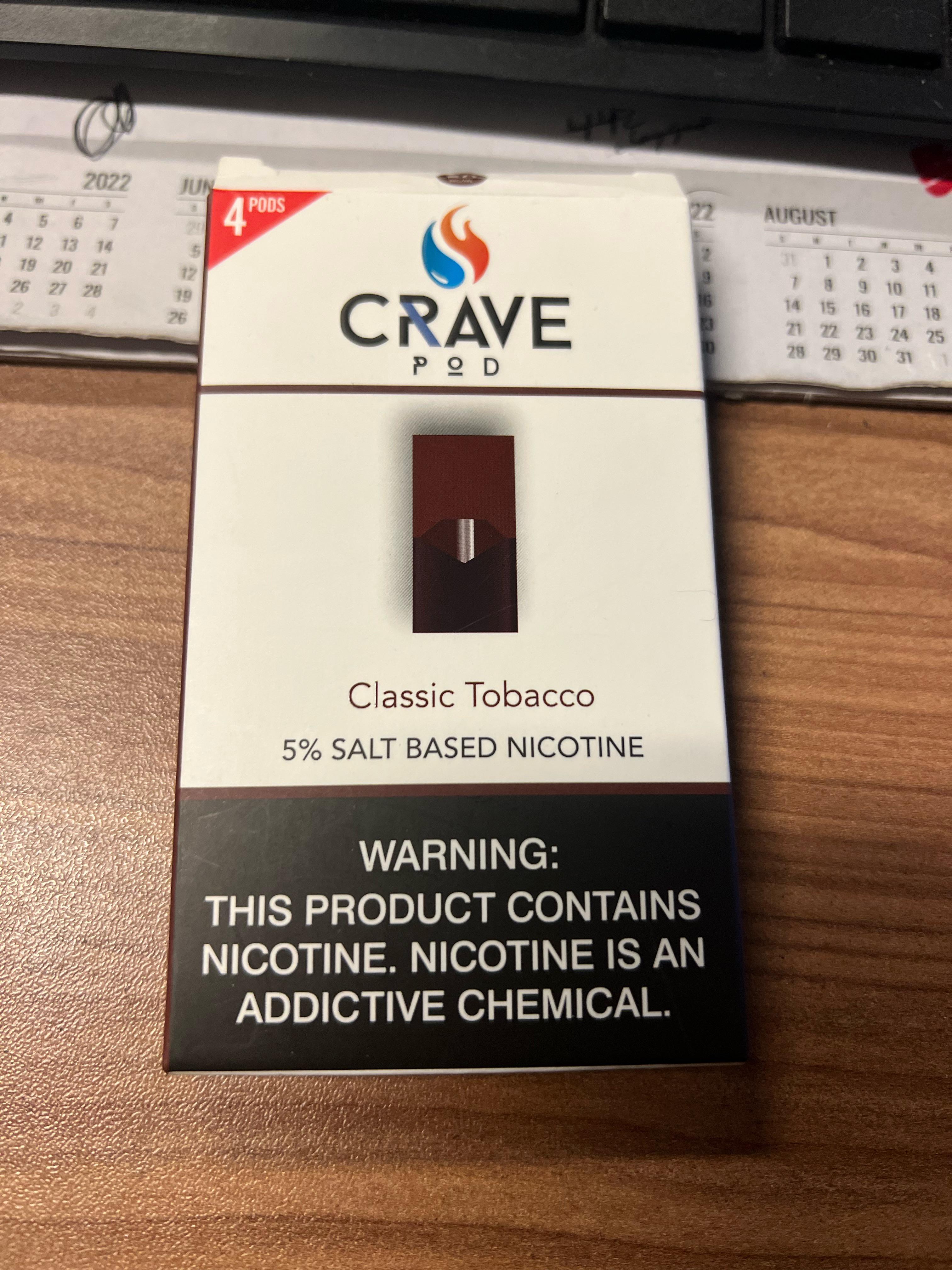 Anyone tried Crave Podd r/juul