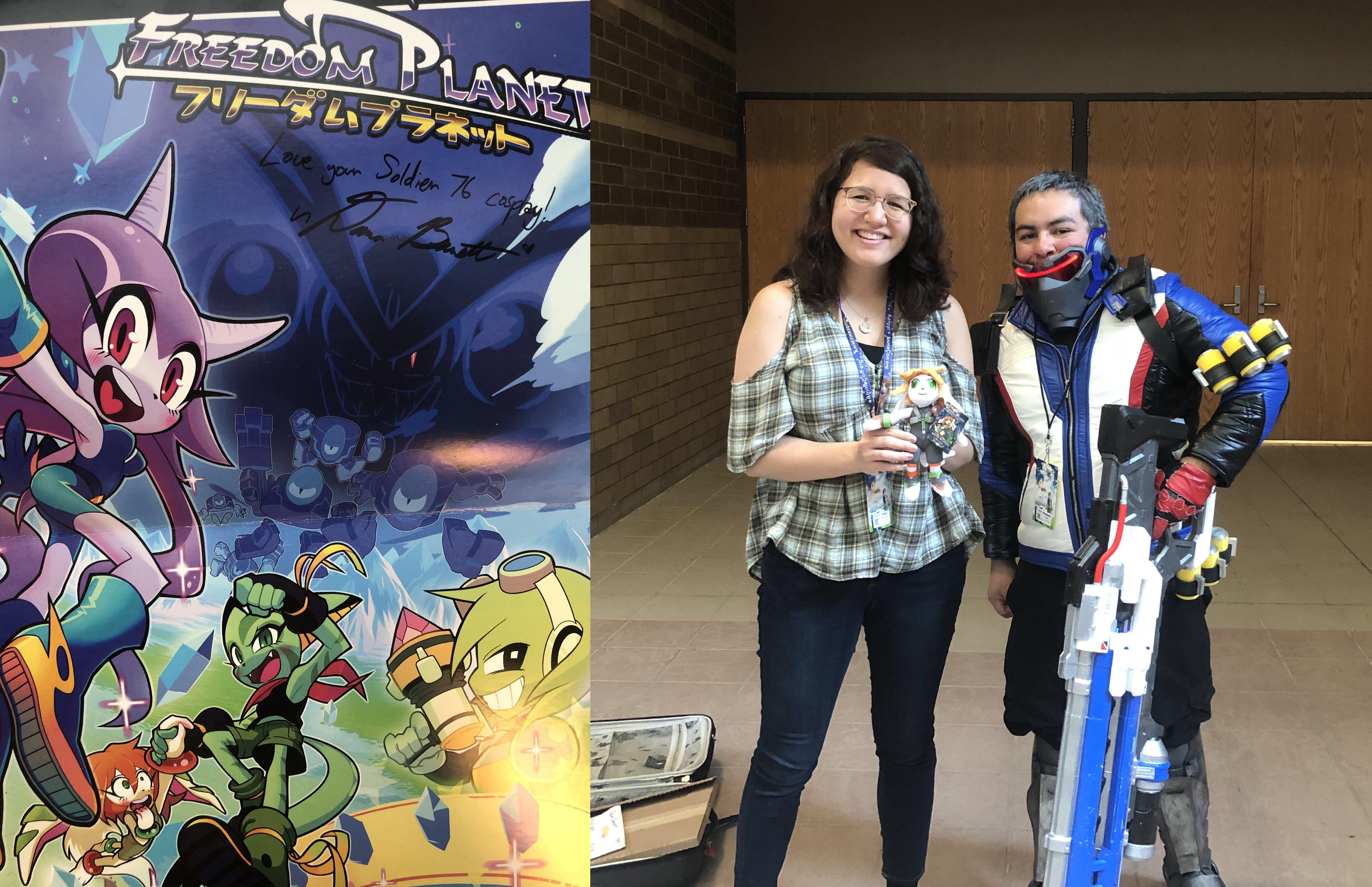 I met the voice behind Lilac, Dawn M. She signed my poster and