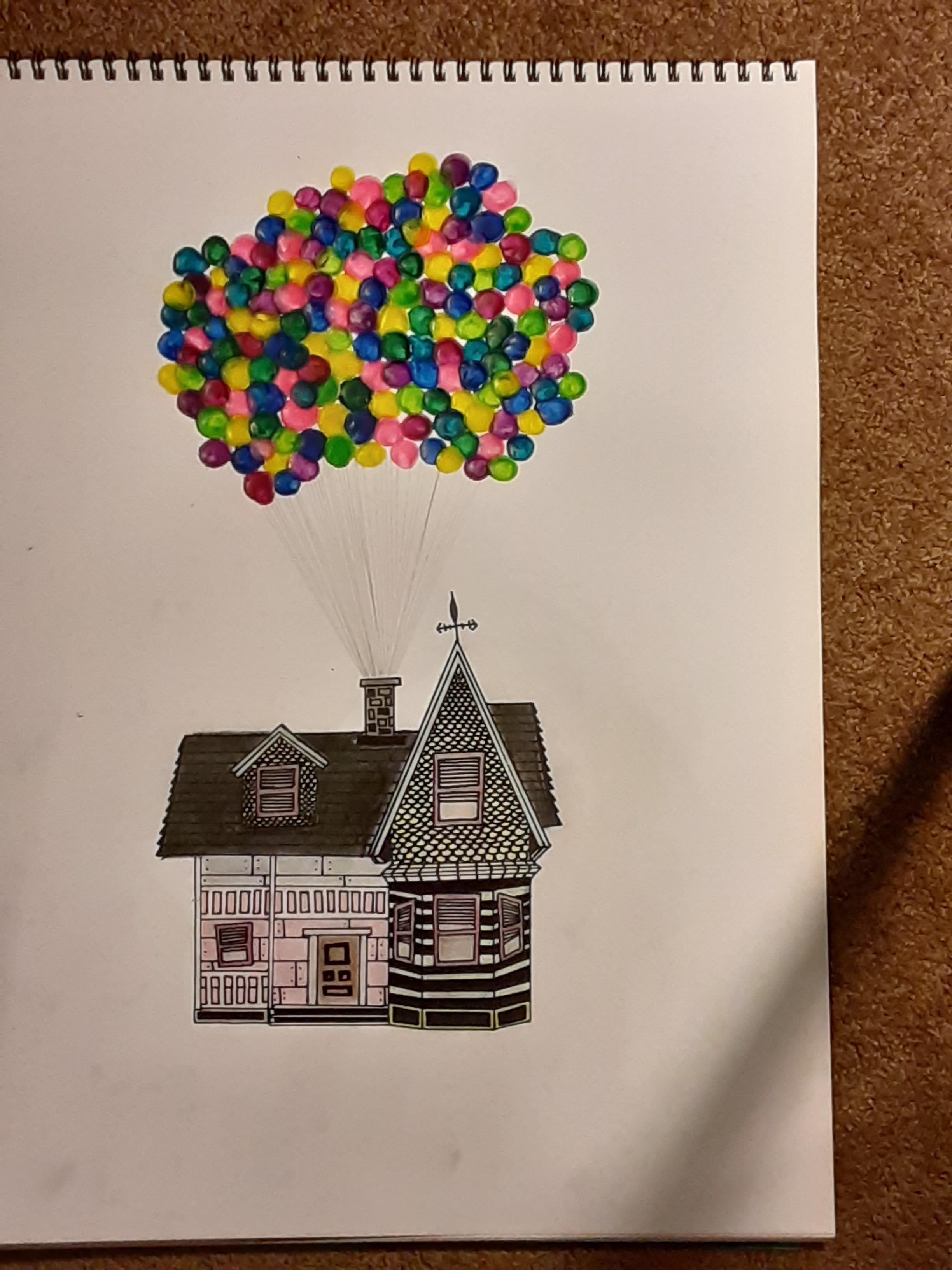 Disney Up House Drawing