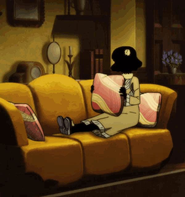 Daily shadows house, Louise playing with her cushion r/ShadowsHouse