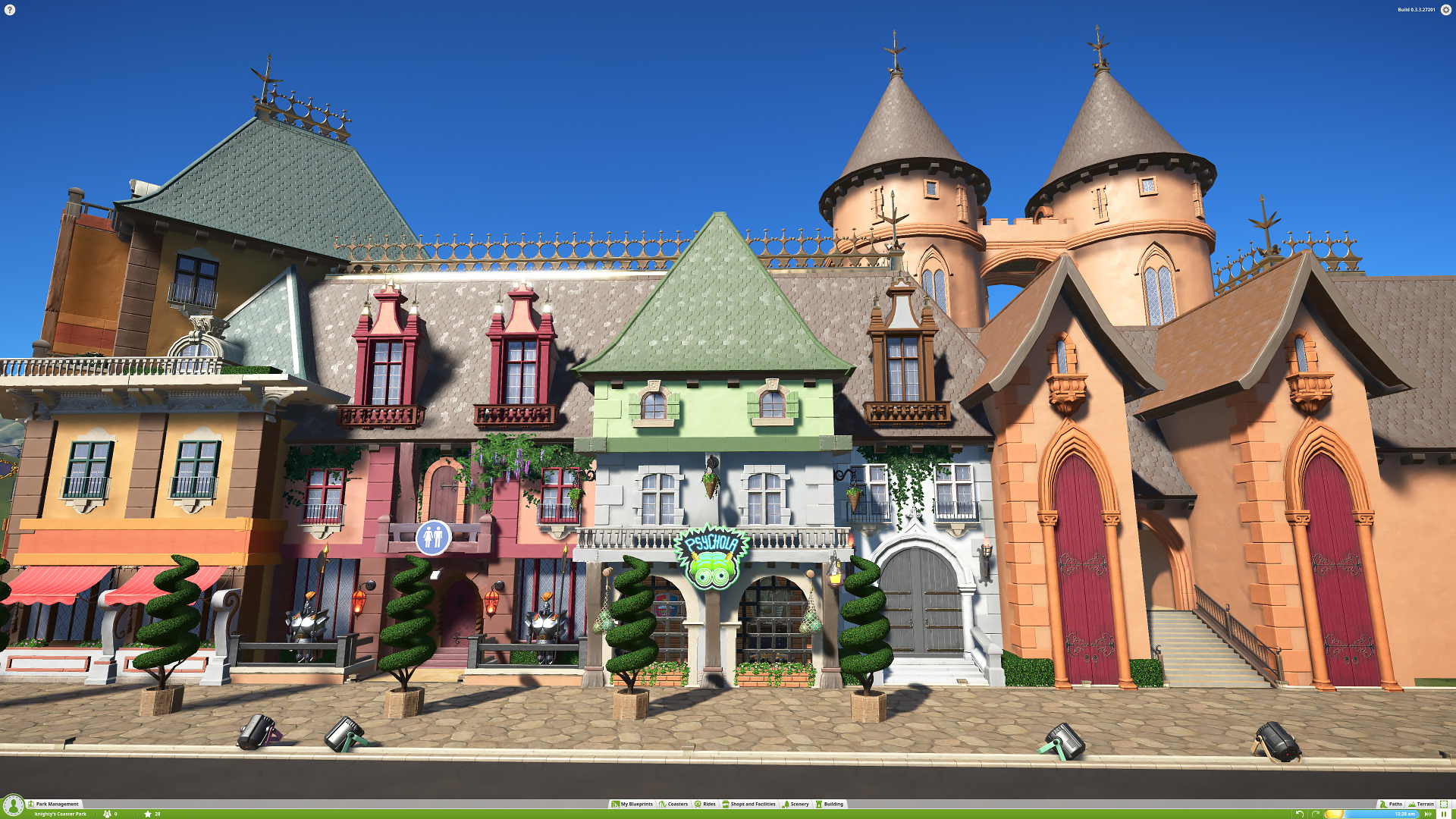 Started work on a detailed main street