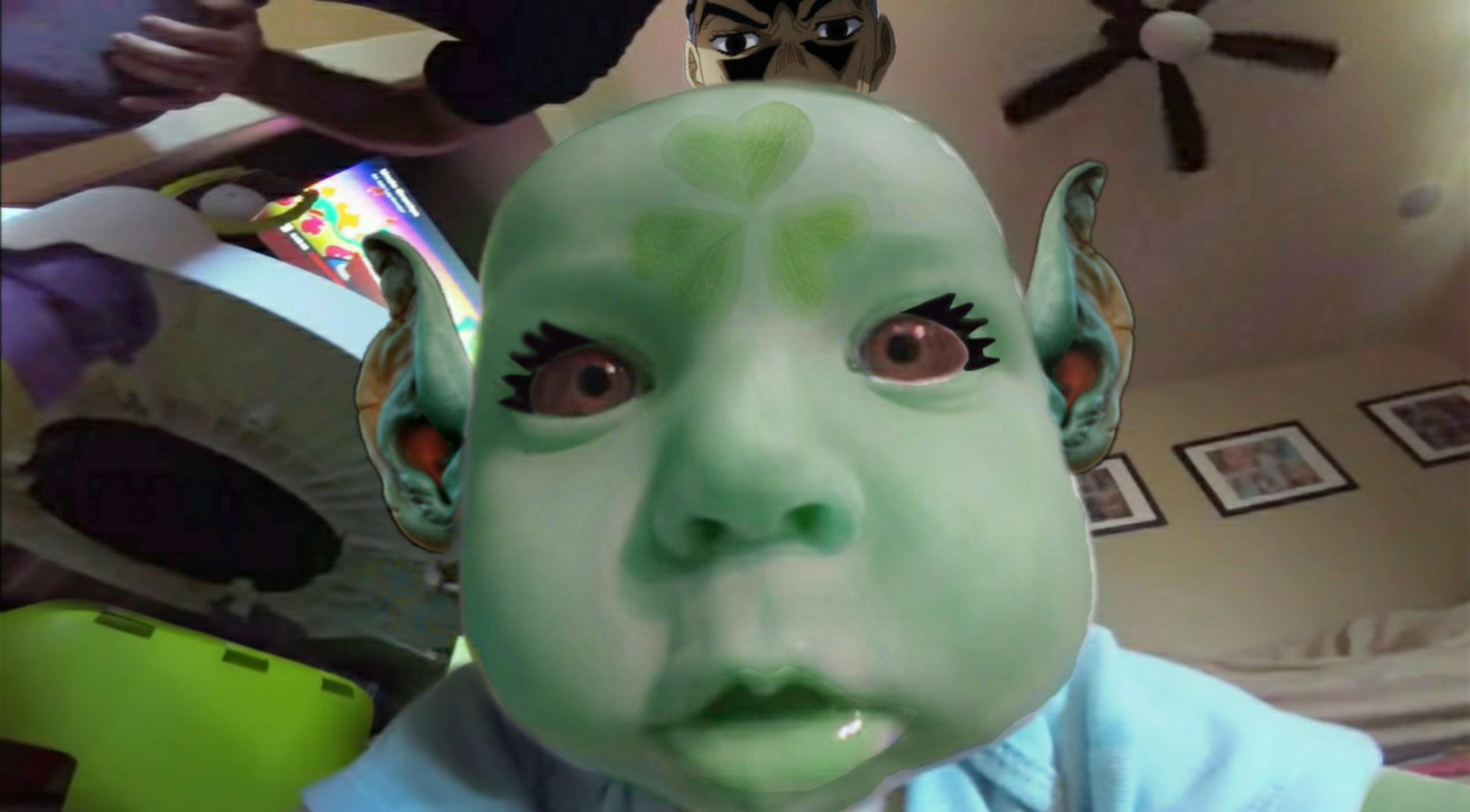 POV you stepped too close to the Green Baby r/ShitPostCrusaders