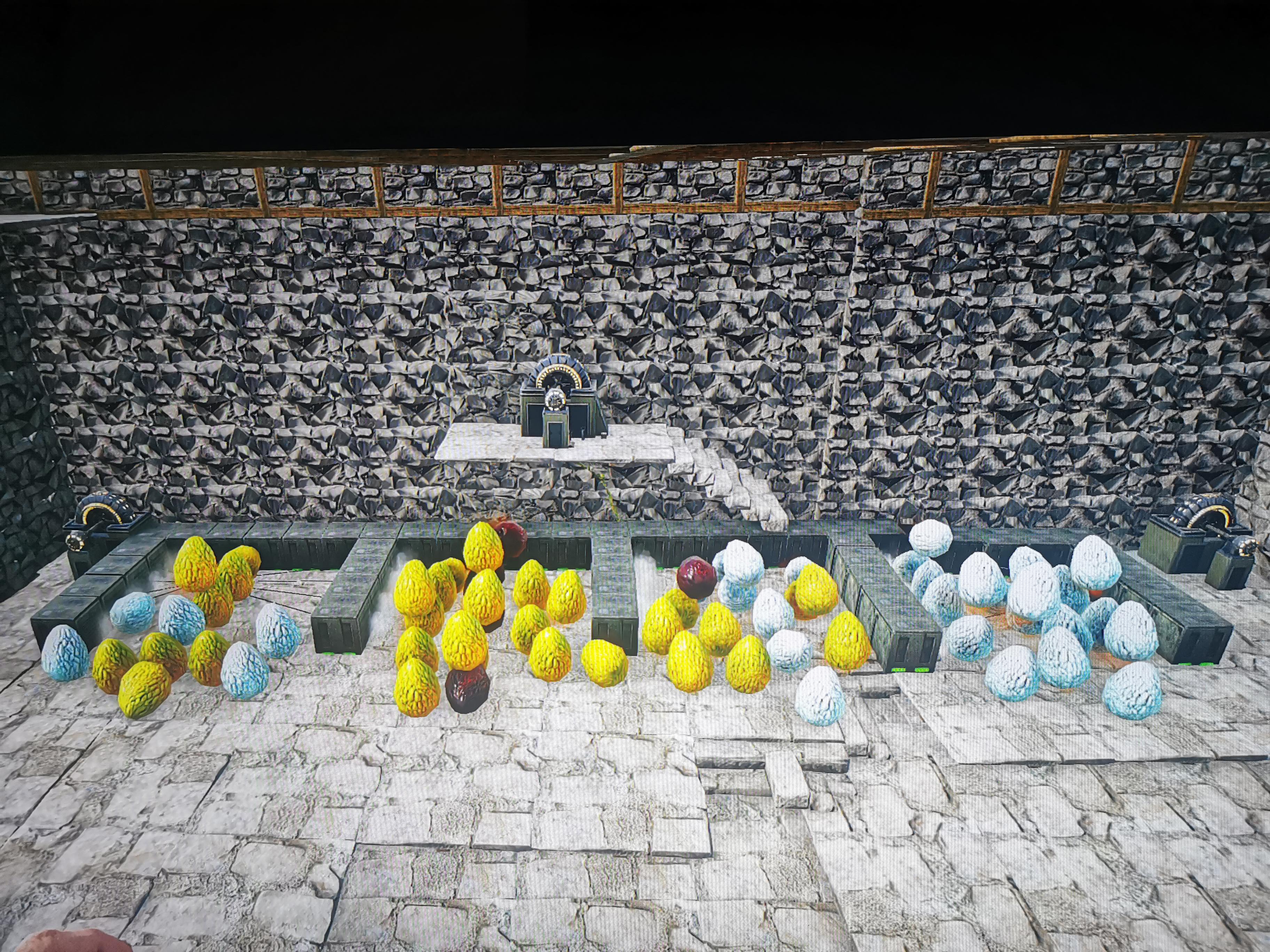 to my Crystal Wyvern egg incubation chamber... Breeding for