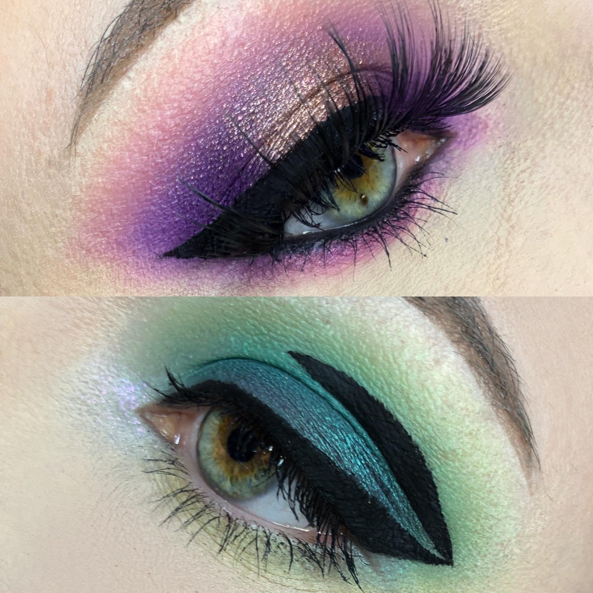 2 Looks / 1 Palette. Moon Spell by Manny & Lunar Beauty. UnconventionalMakeup