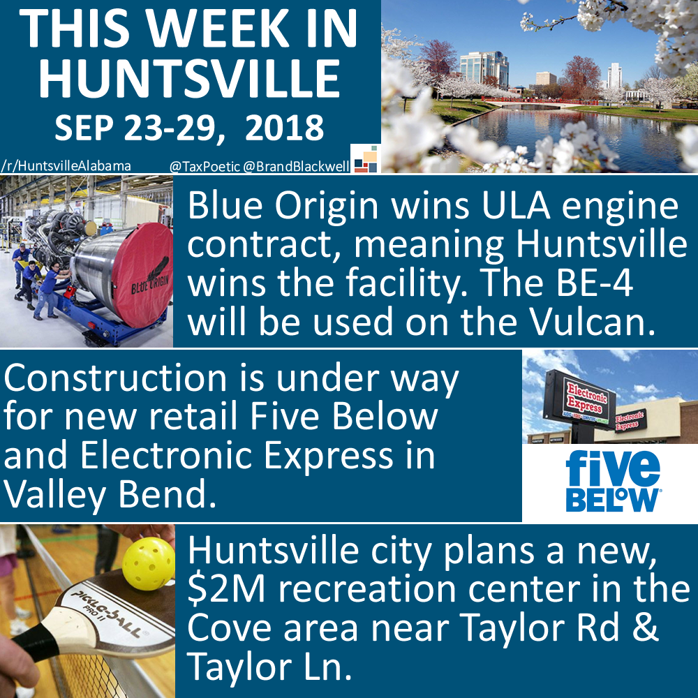 This Week in Huntsville Blue Origin wins ULA engine contract, bringing