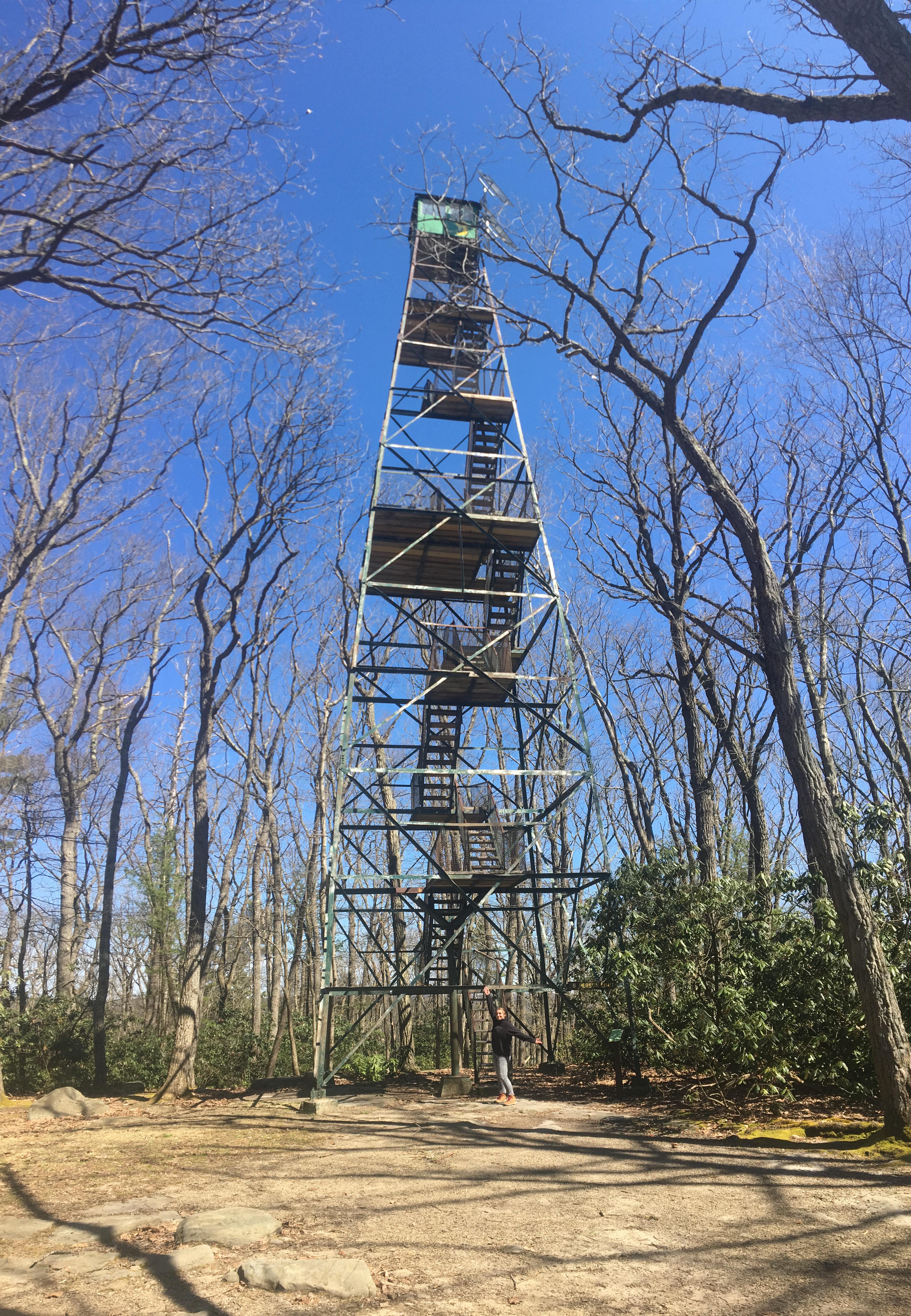 Day one of my work shut down. We hiked to Fire Tower 9