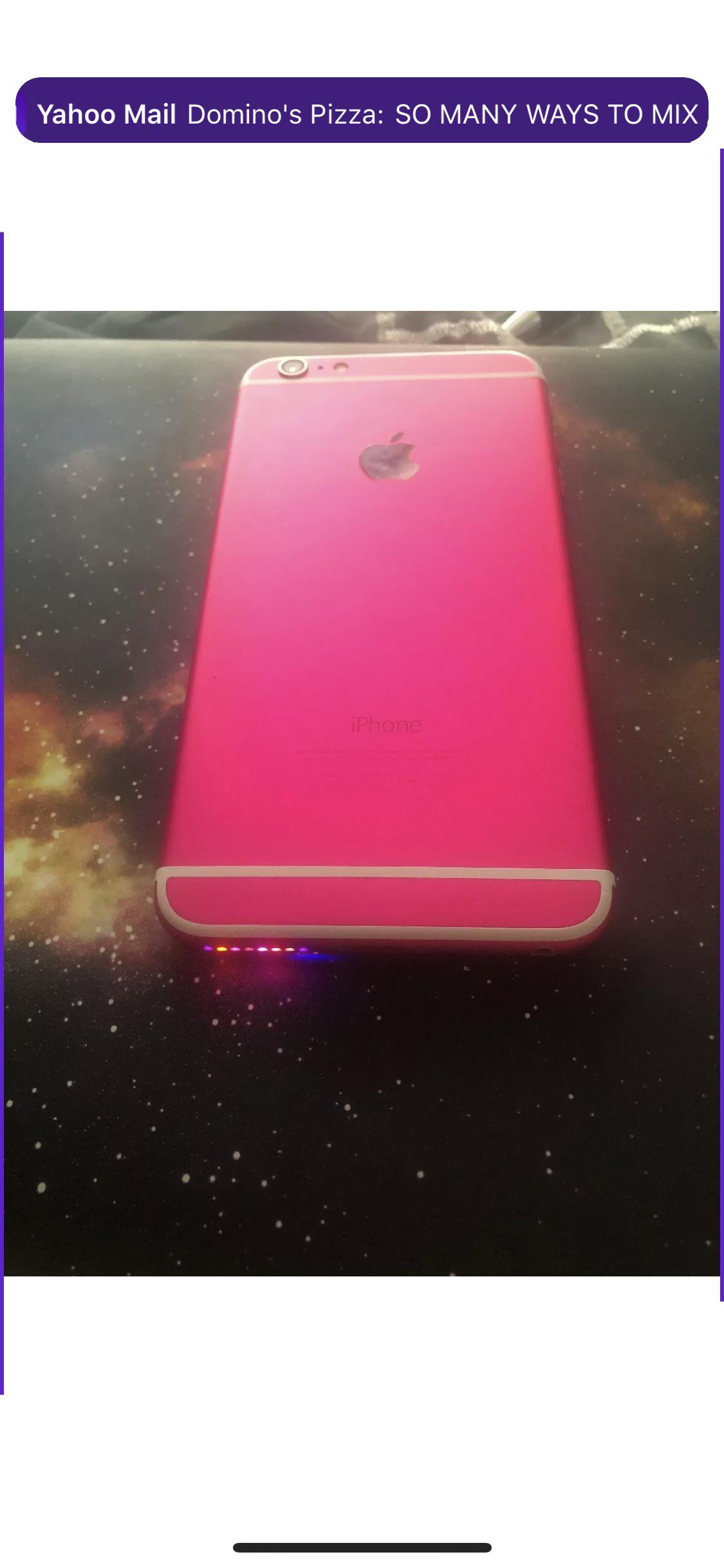 [H] iPhone 6 Plus hot pink I have different softwares and gbs “screen shot” because I have it