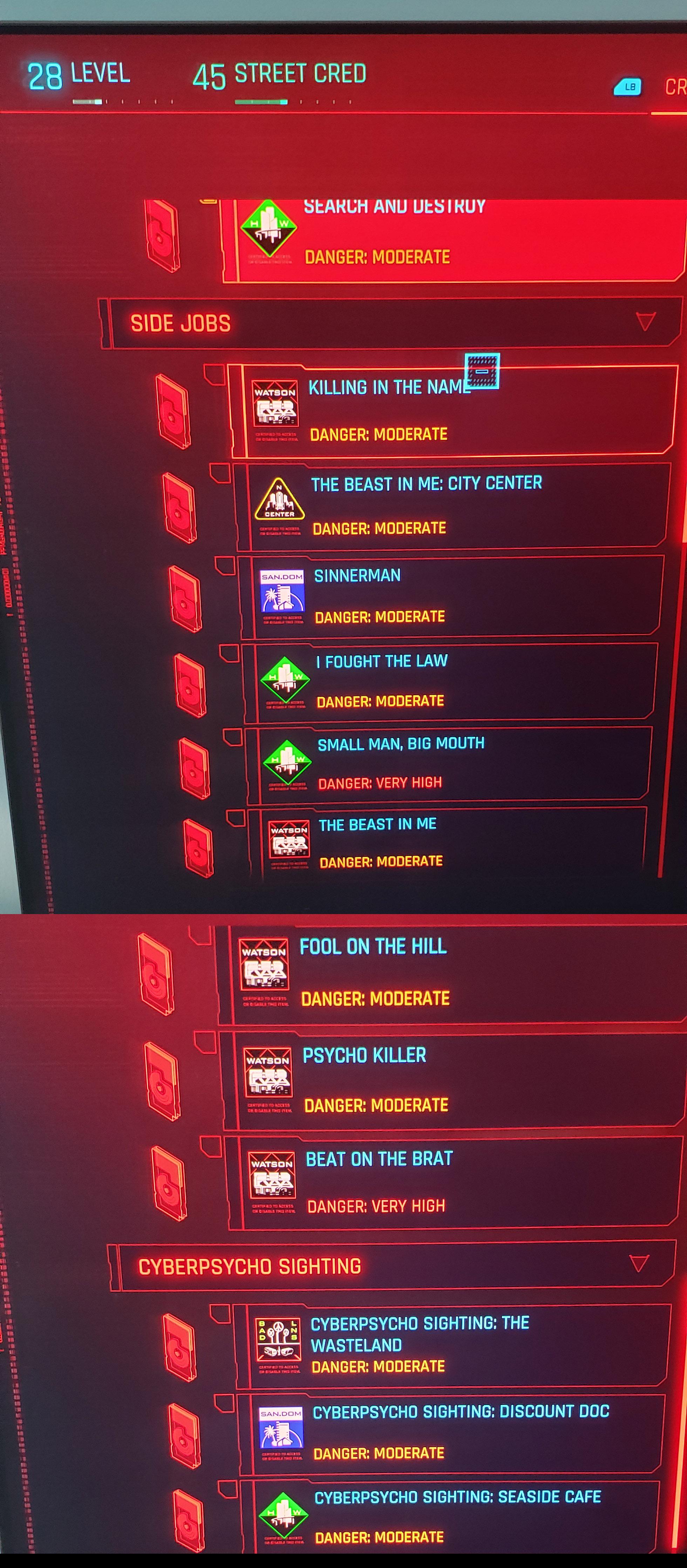 About to 'Hanako at Embers' soon, but still loaded with side quests