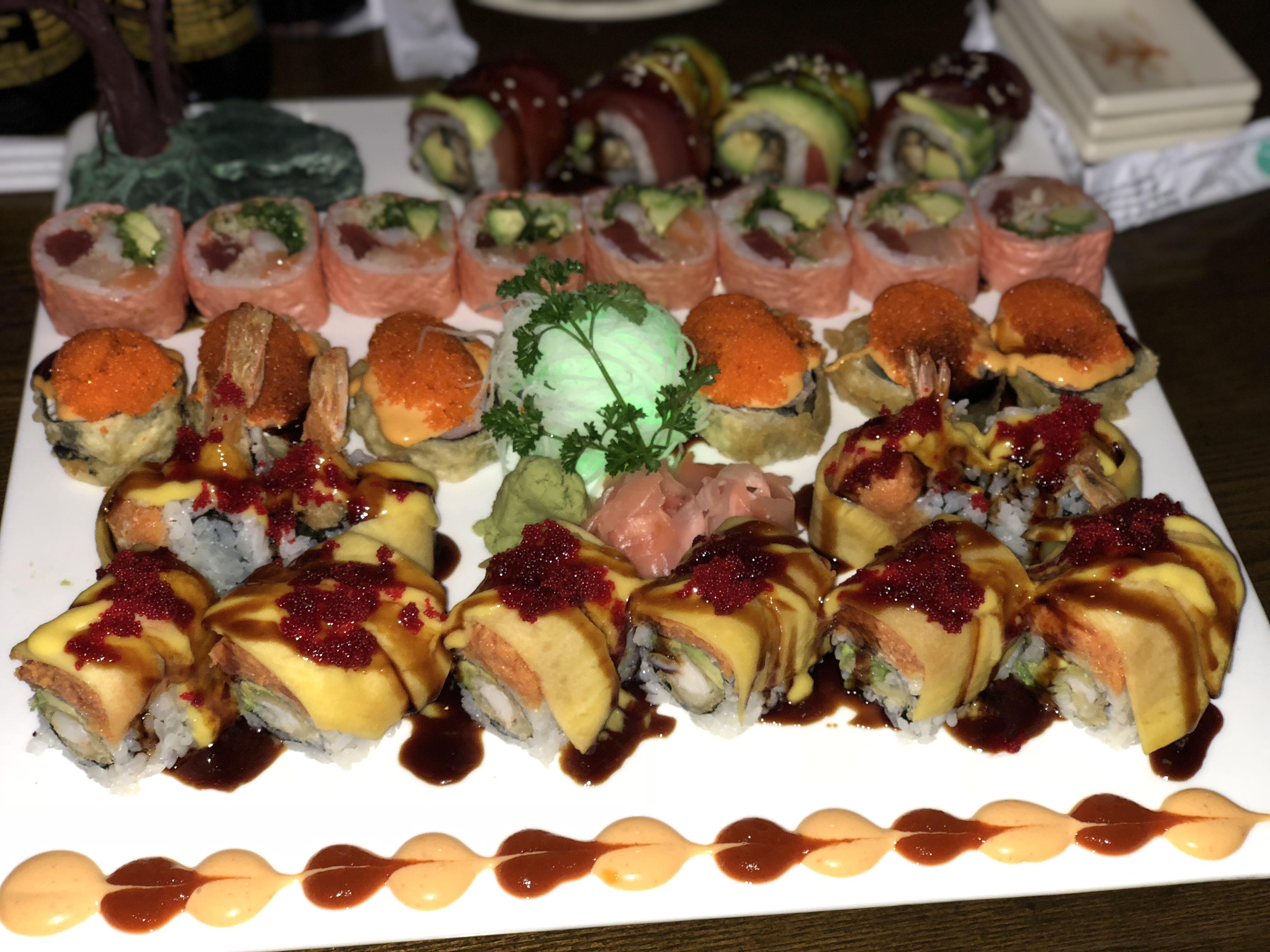 Sushi last night with the fam r/sushi