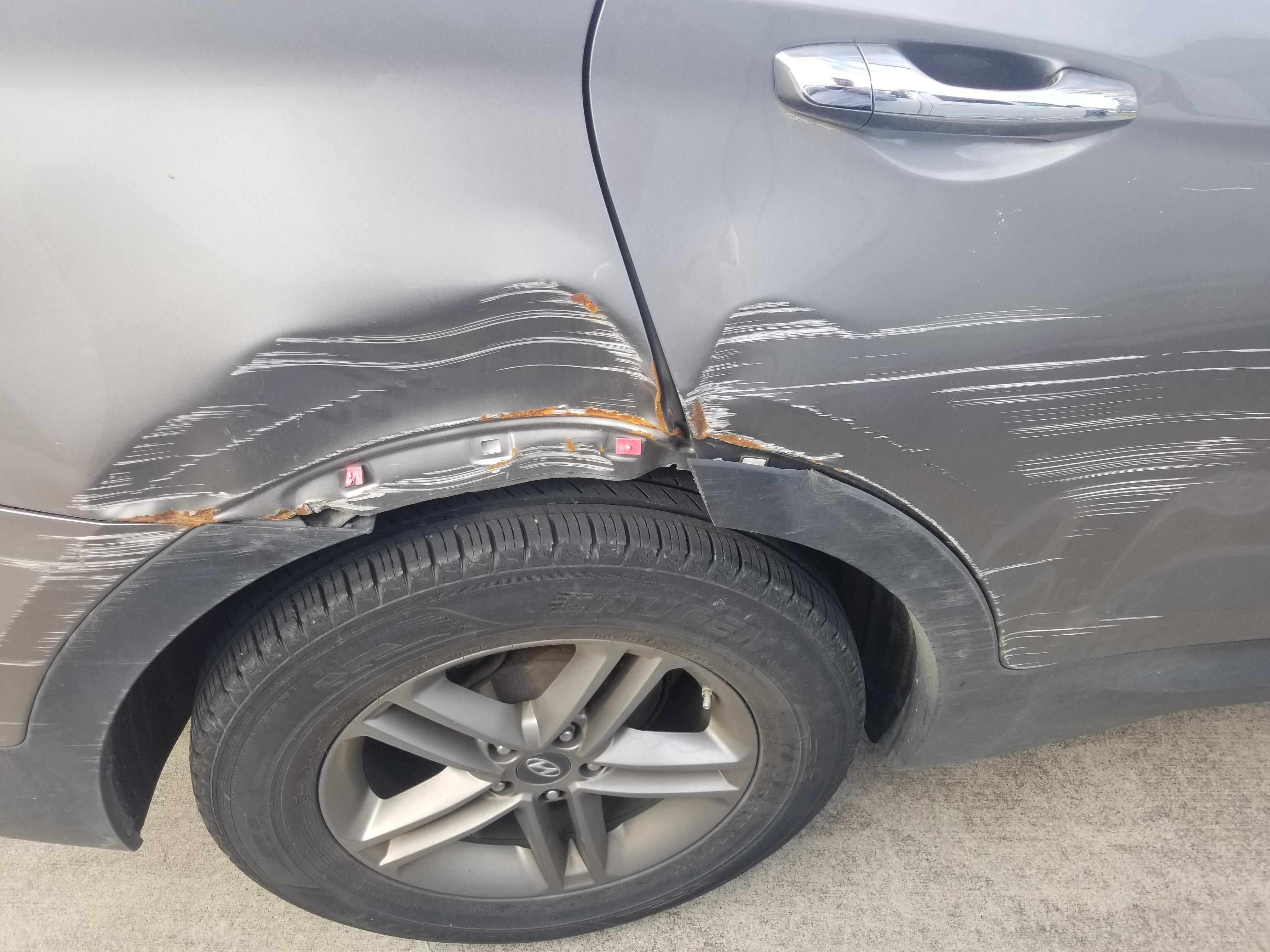 Can't afford a repair. My car's been driving after an accident for a
