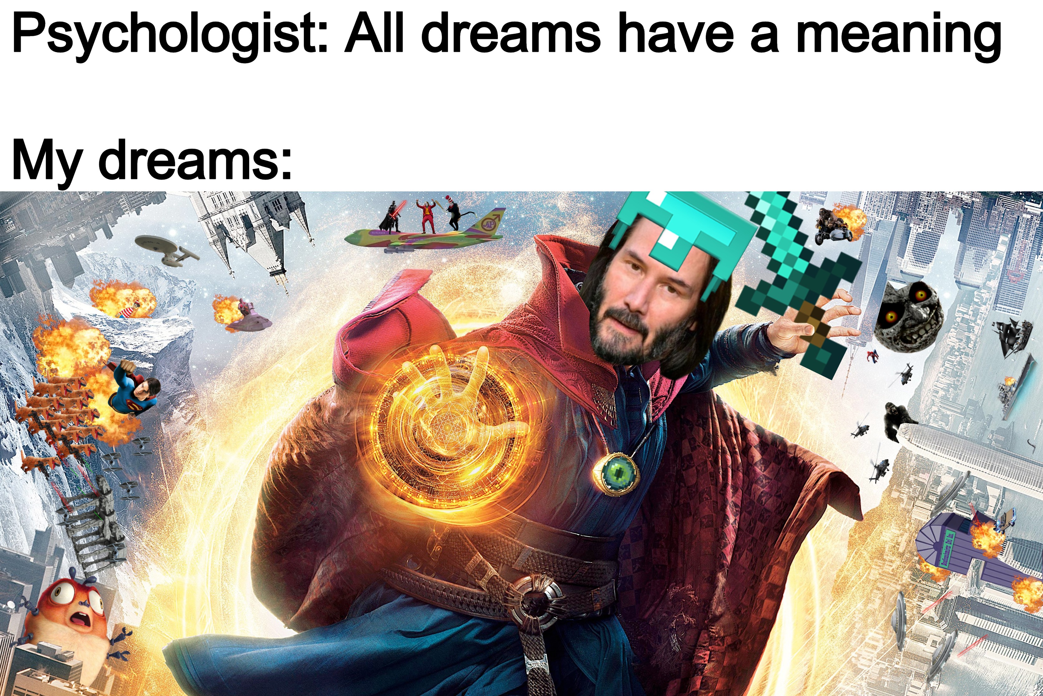 And they said Endgame was the most ambitious crossover... memes