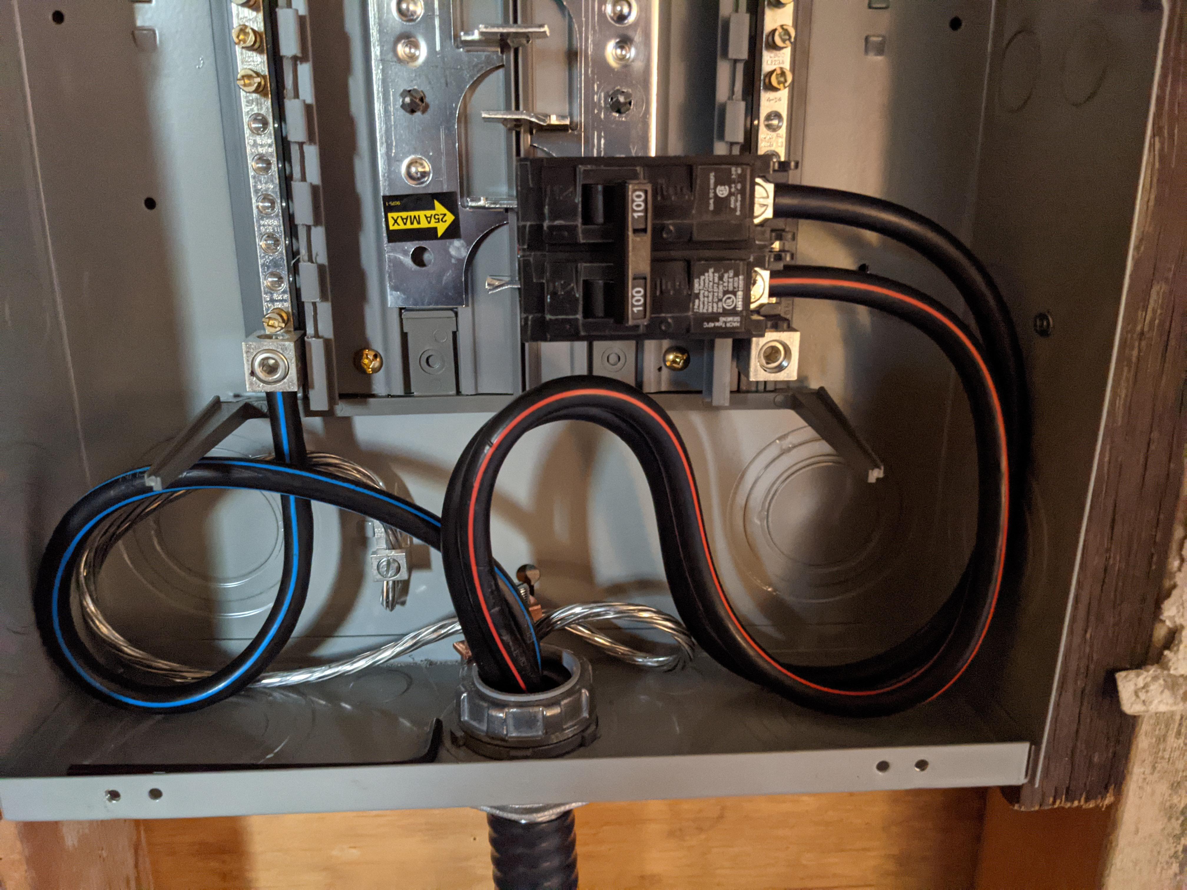 is this a good way of doing a service "loop" on this subpanel? I have
