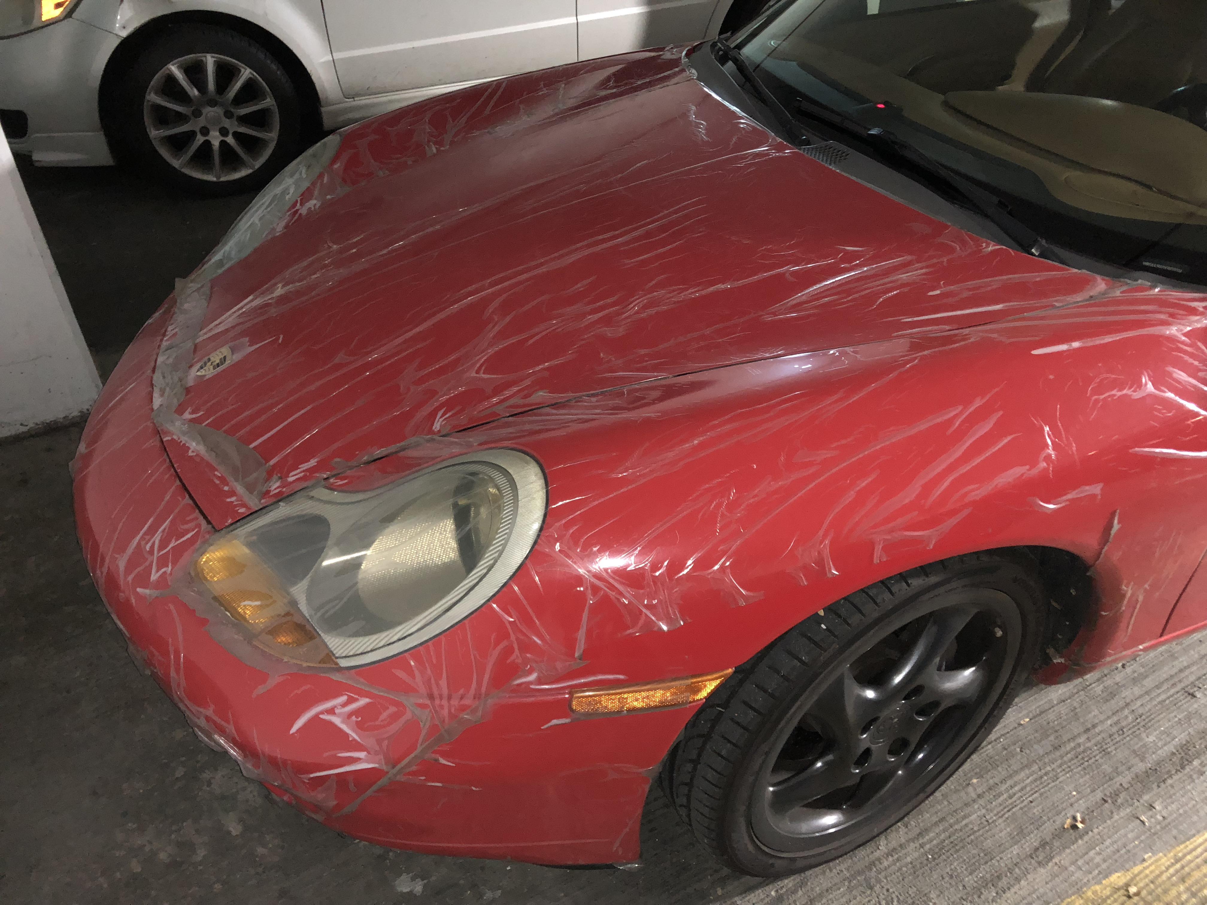 Just gonna wrap my car at home. r/ShittyCarMod