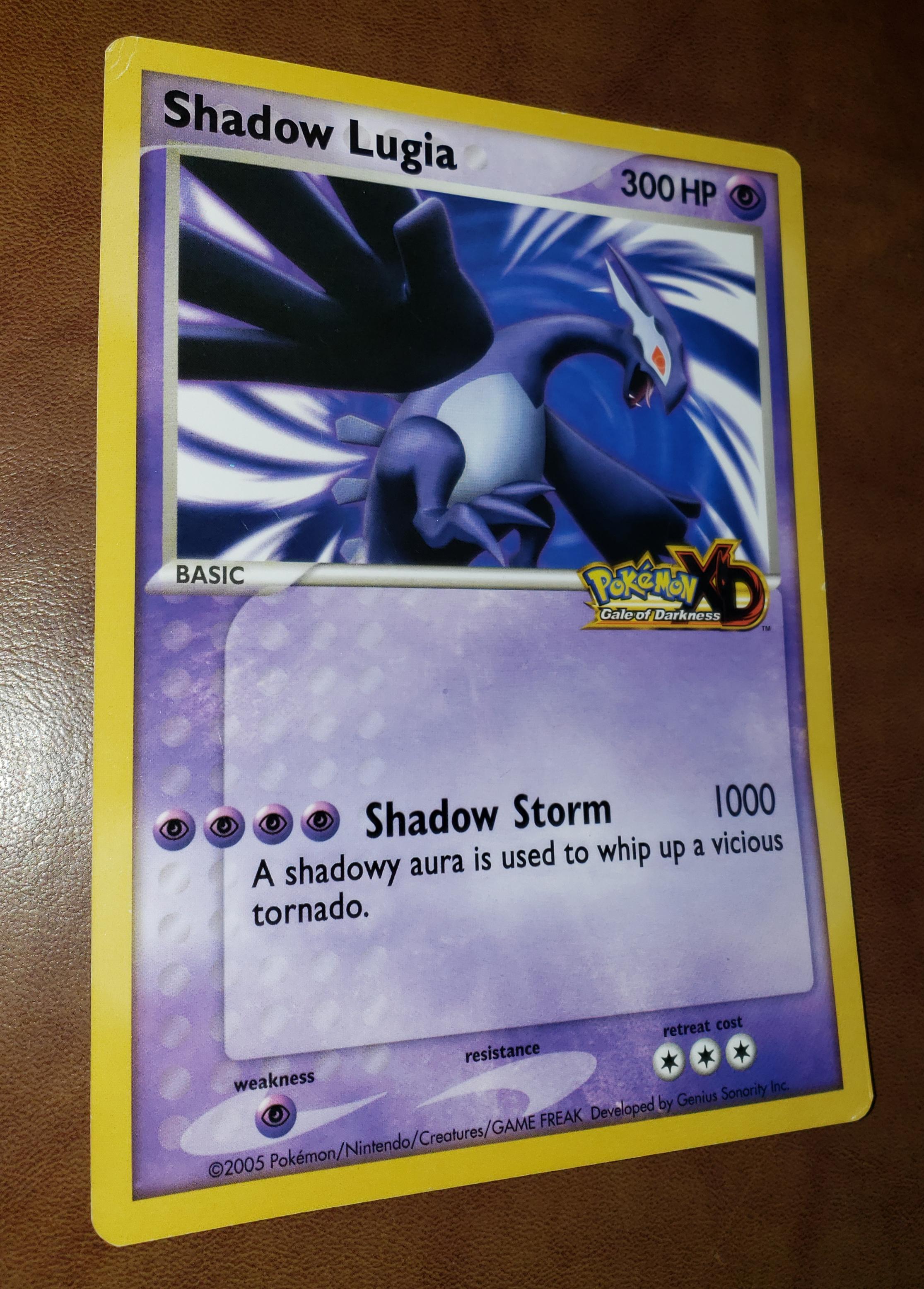 Pokemon XD Gale of Darkness Giant Shadow Lugia Card 🥰 PokemonTCG
