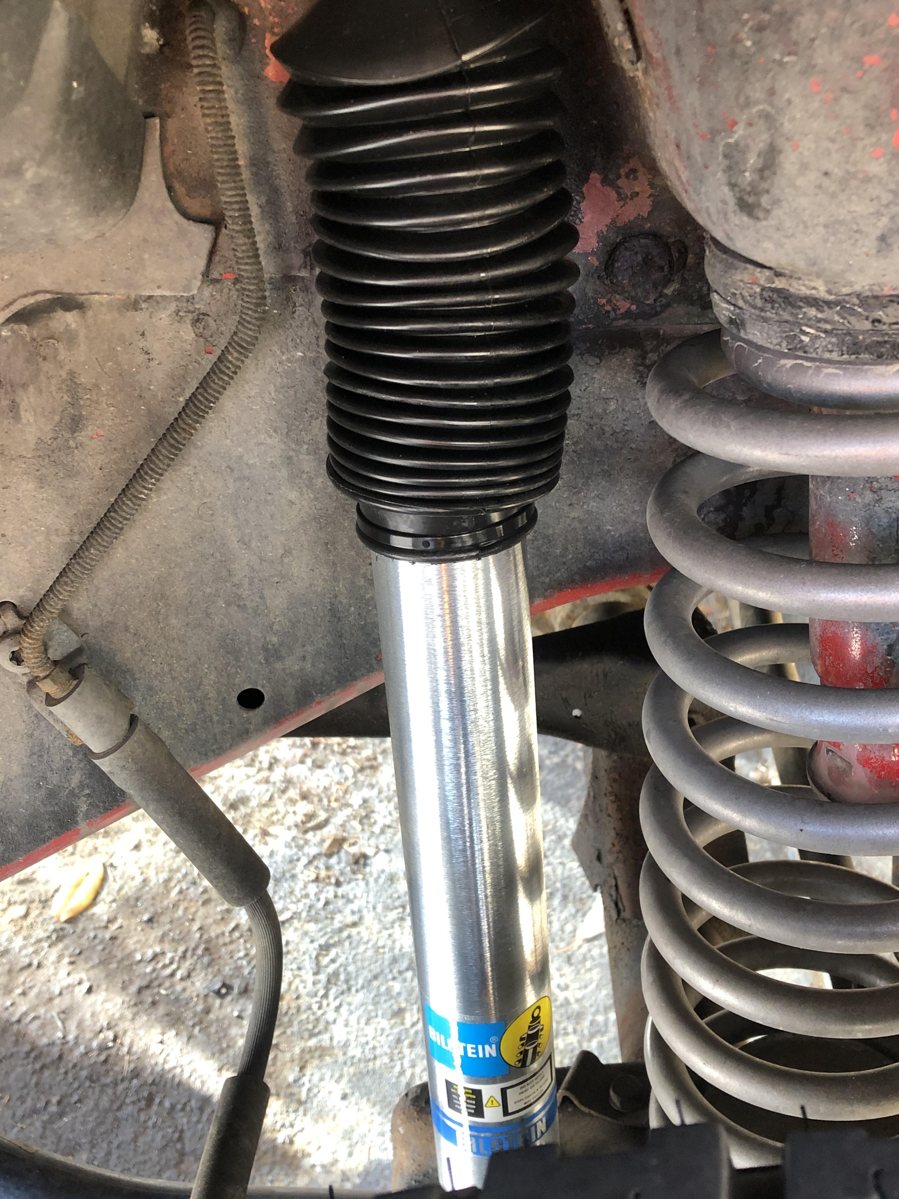 I got the shocks installed yesterday. So much smoother ride. It doesn’t