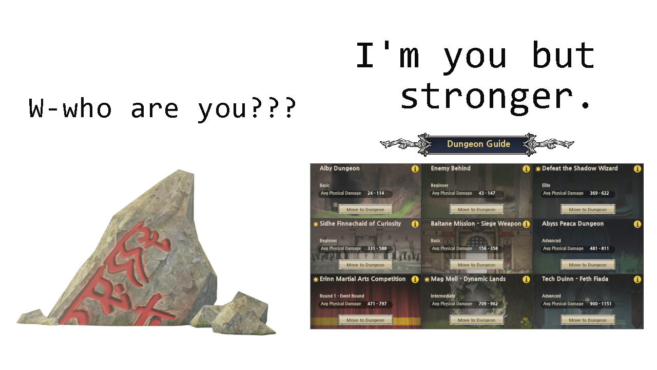 When you realize there's a 'Move to Dungeon' button in the