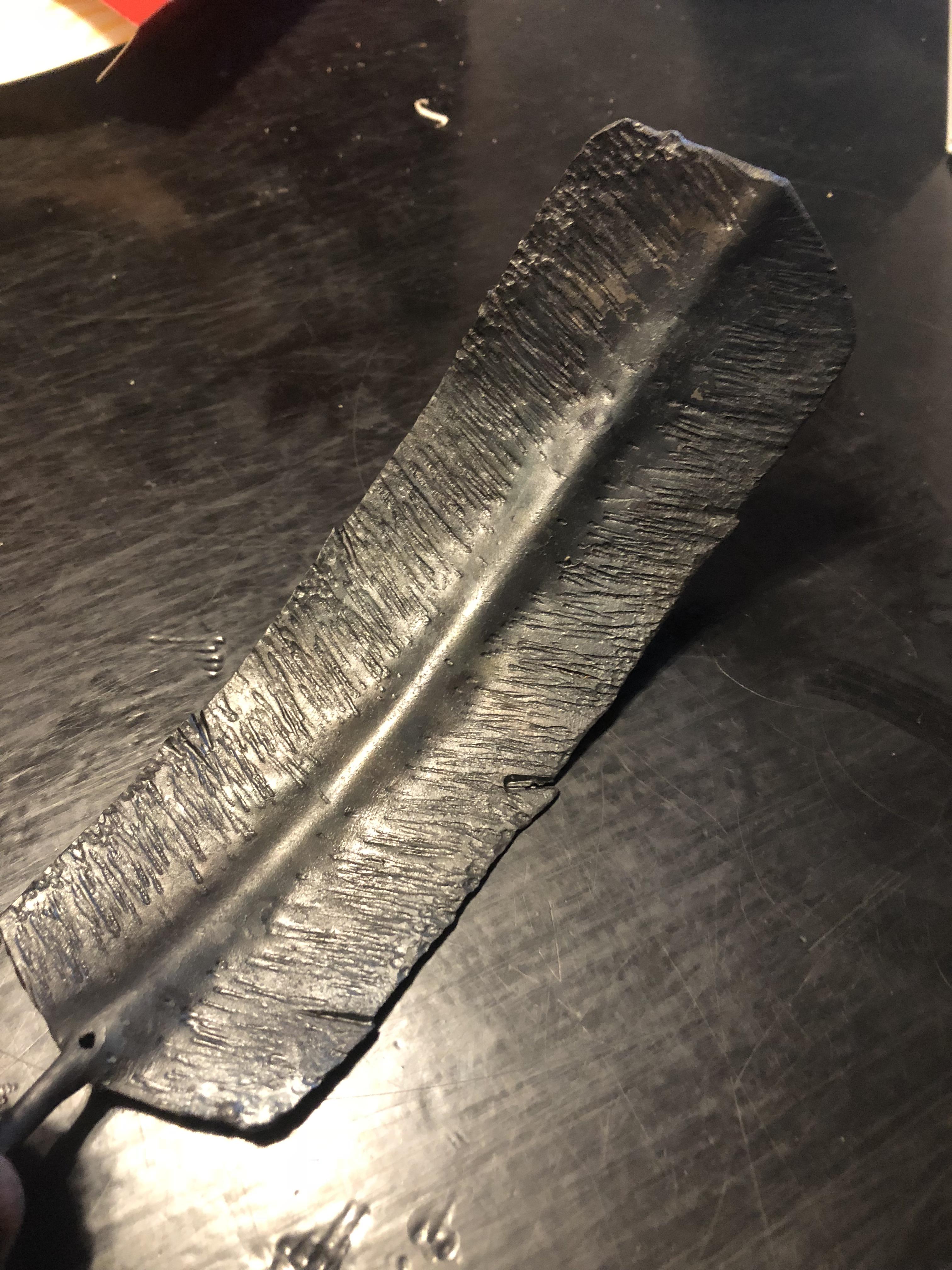 My first post on reddit and it is a simple feather I made this is my