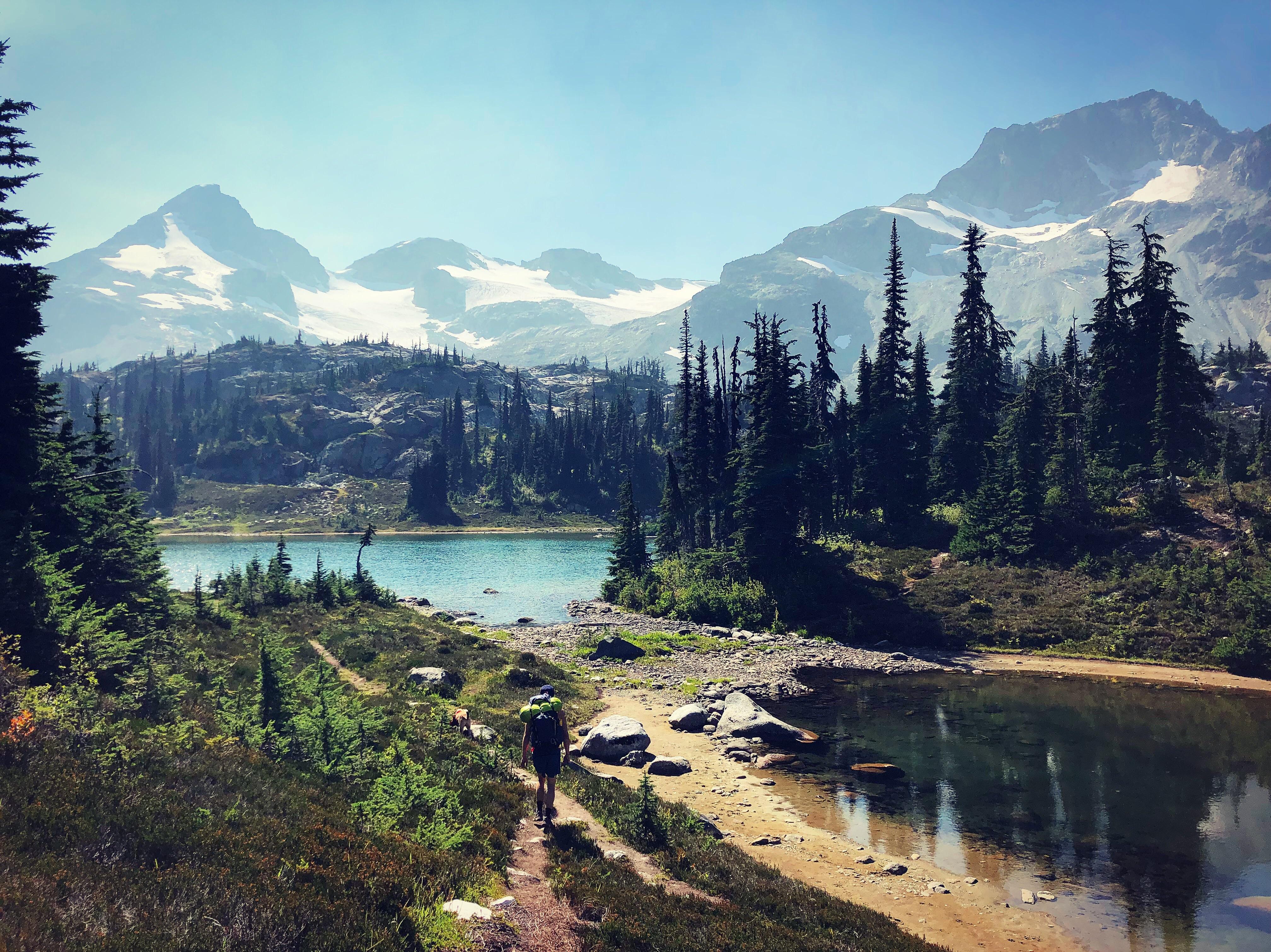 Semaphore Lake a beautiful alpine hike near Pemberton BC r