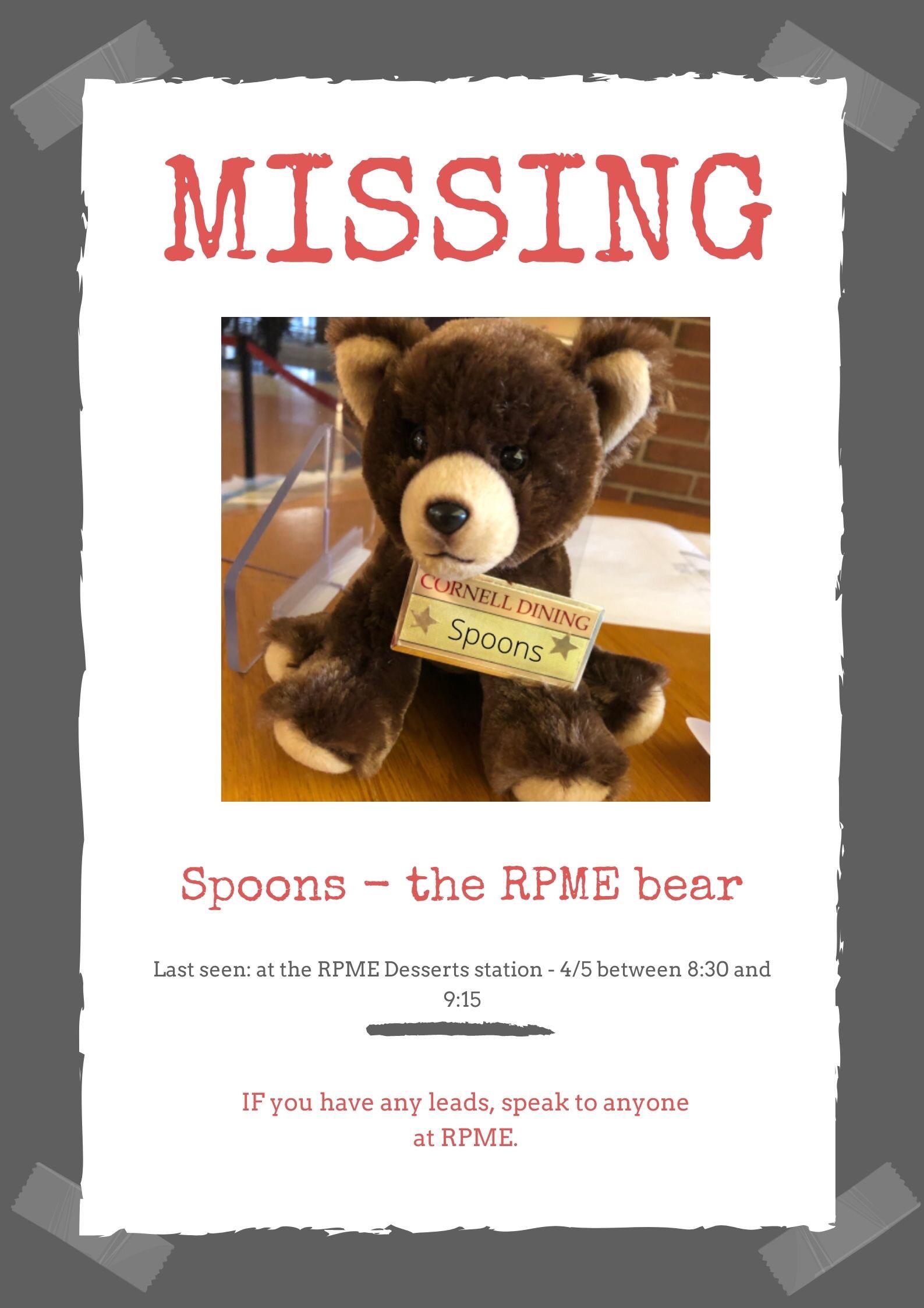 Missing Spoons! r/Cornell