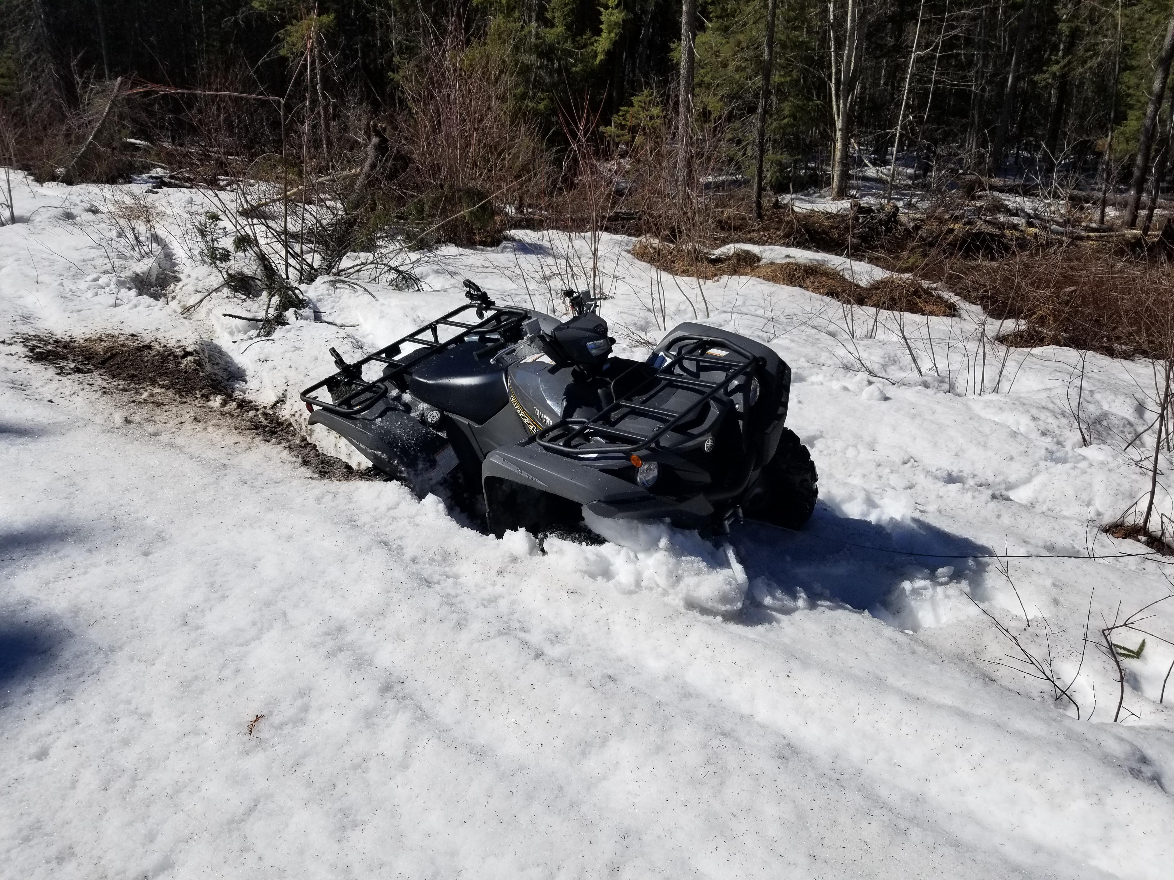 Still lots of snow in Northern Ontario! Doesnt stop me from trying