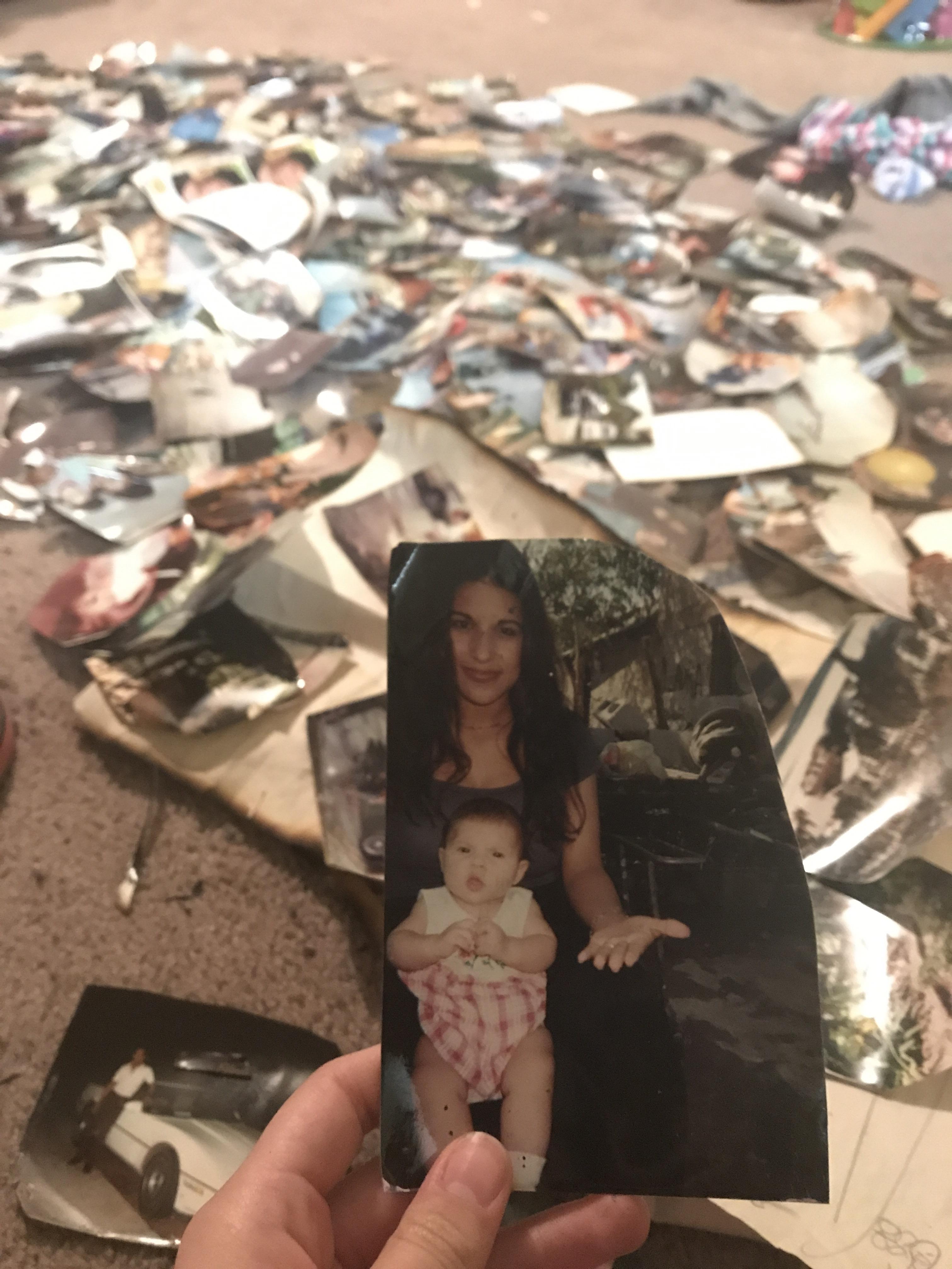 Fire destroyed nearly all our photos, in the processes of trimming the