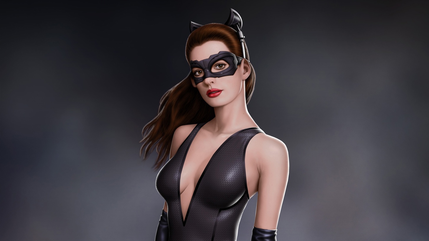 Anne Hathaway Catwoman Artwork : AnneHathaway
