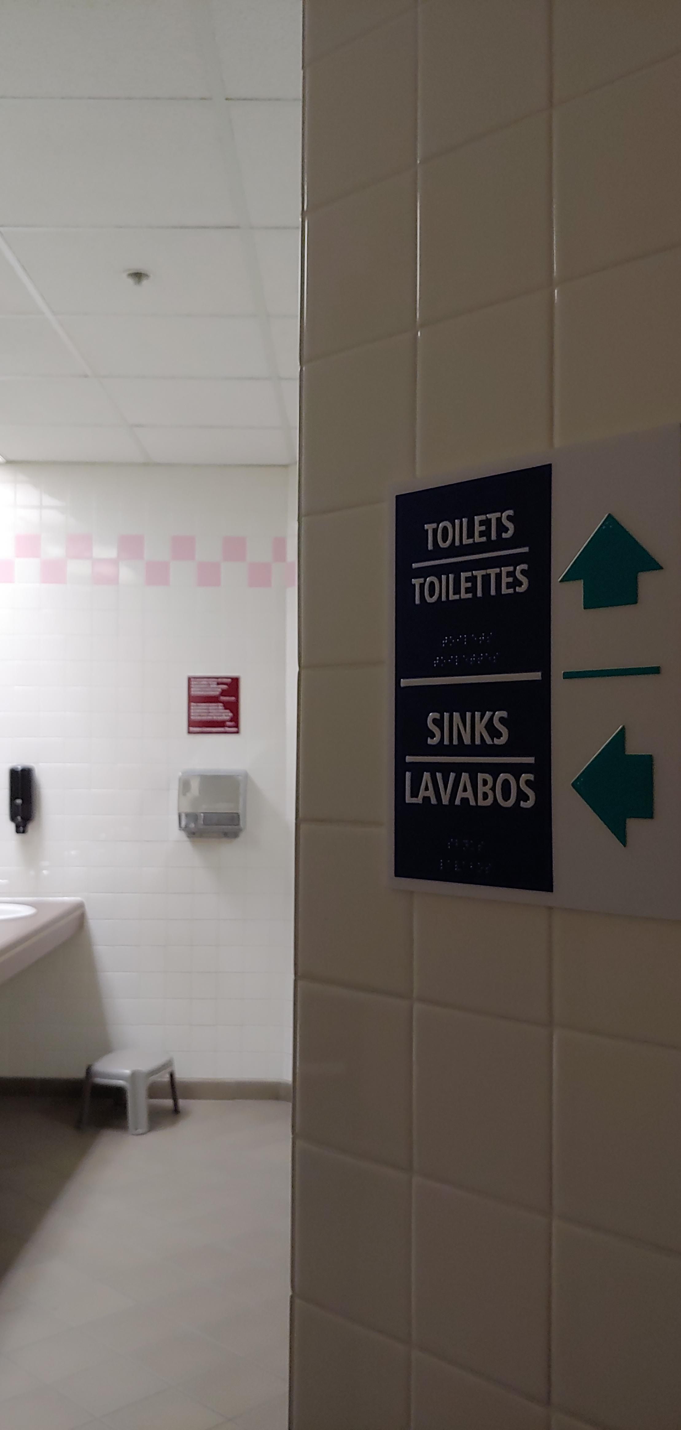 Spotted in a bathroom in Ottawa, Canada. We require special assistance