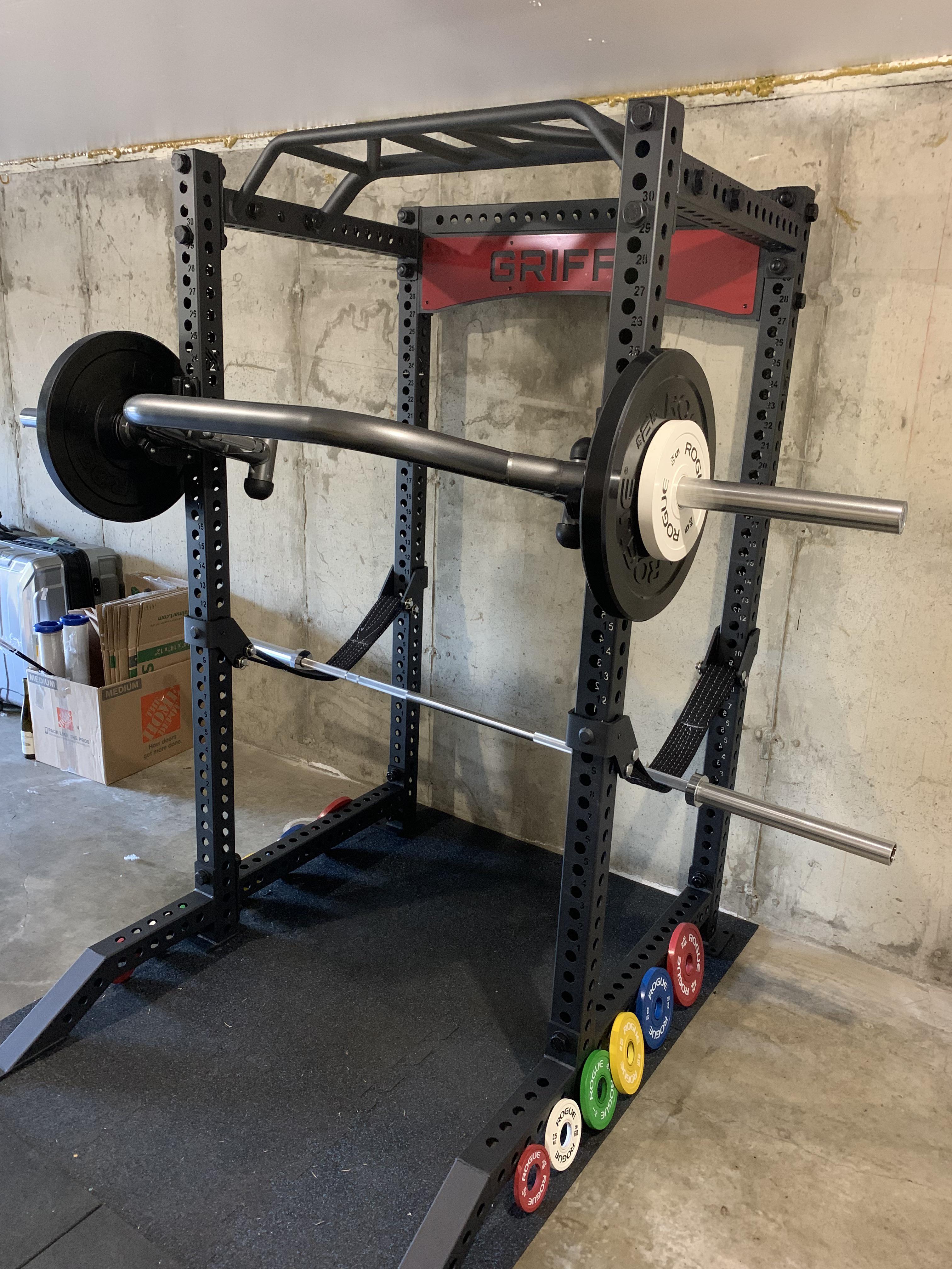 Upgraded power rack r/homegym