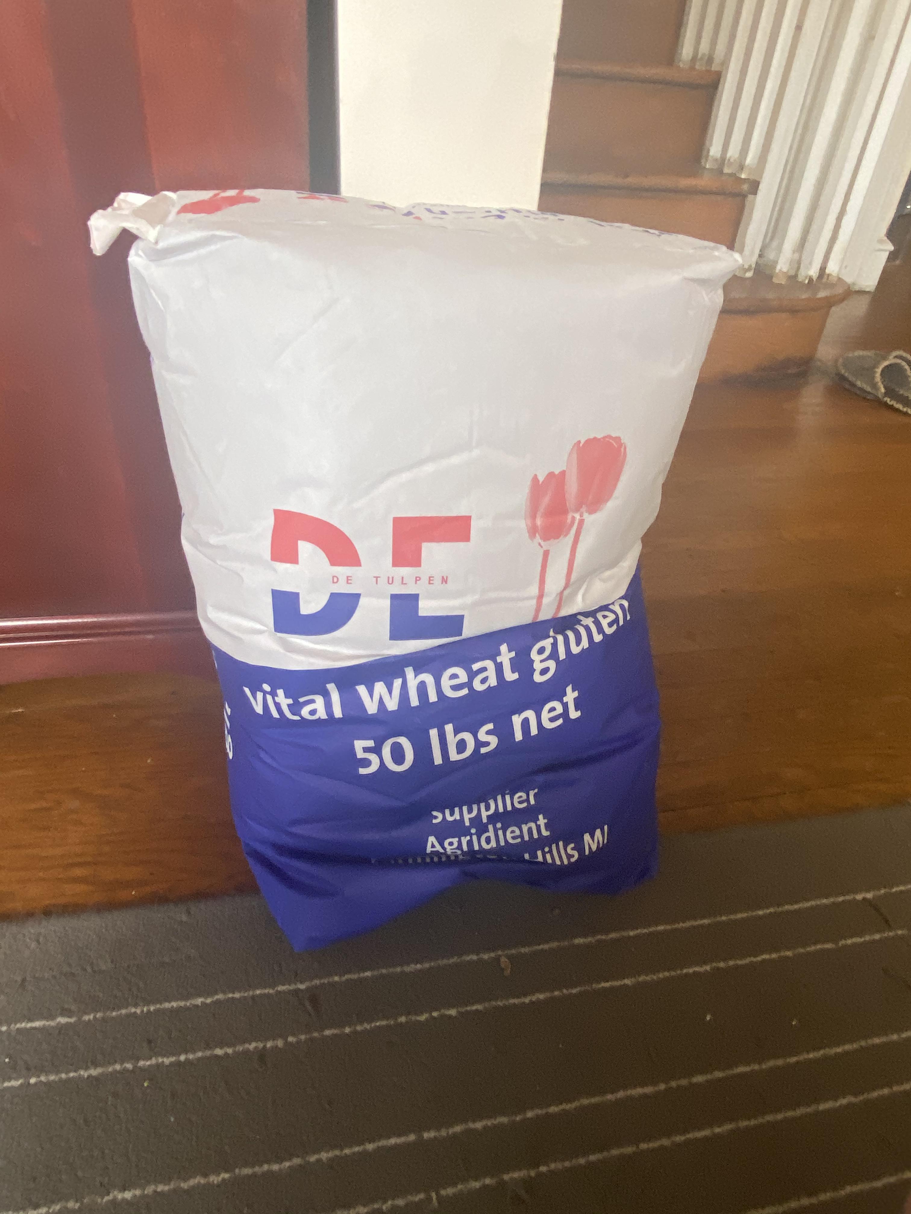 I see your tub of Earth Balance and raise you my bag of vital wheat