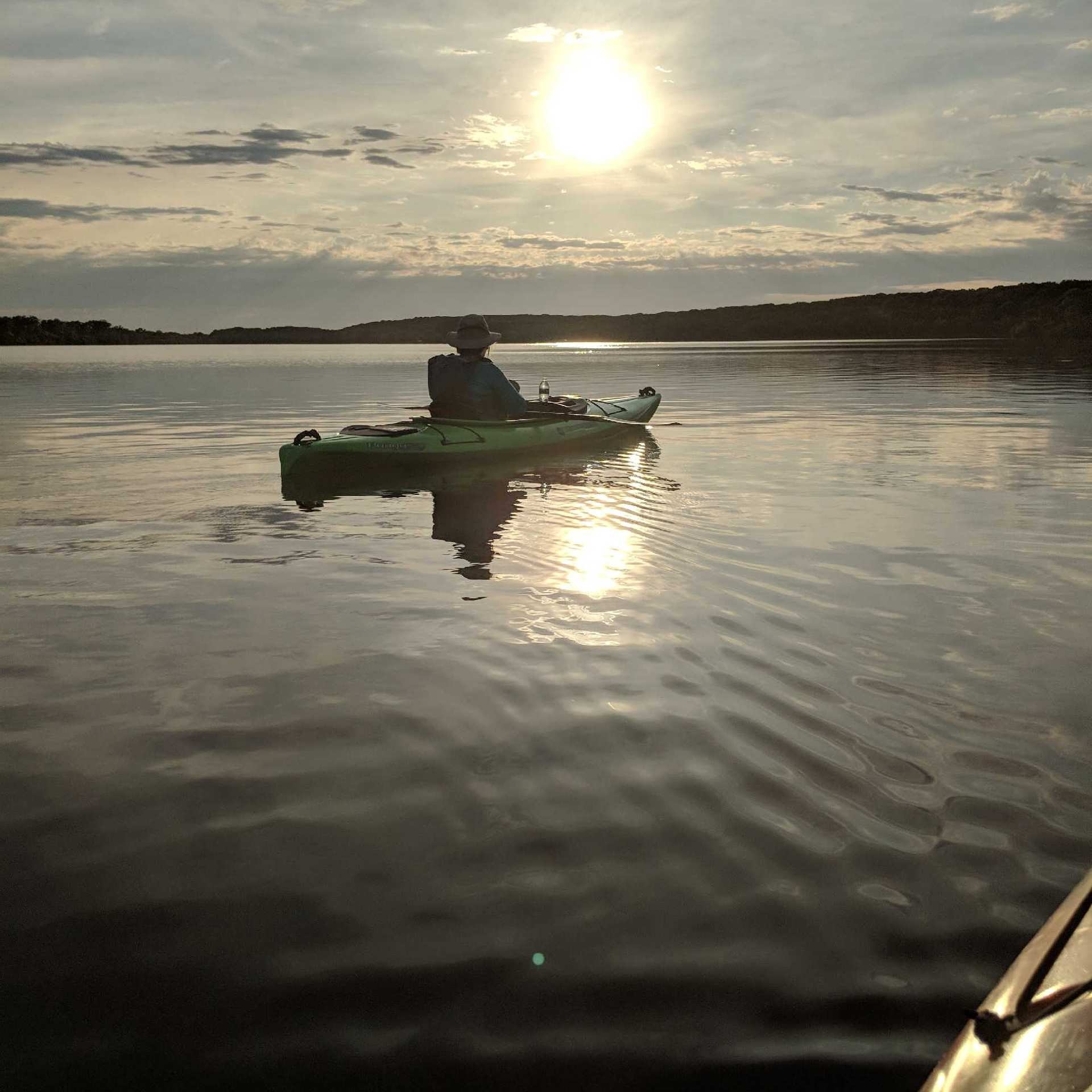 Today's paddle. Cook County Forest Preserve, Saganashkee Slough. r