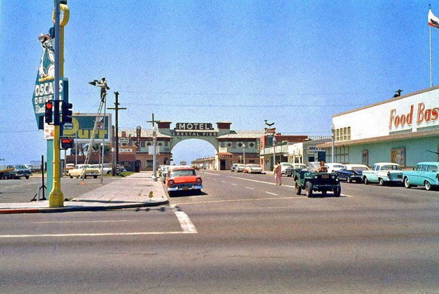 Pacific Beach in San Diego, circa 1960. r/imagesofthe1960s